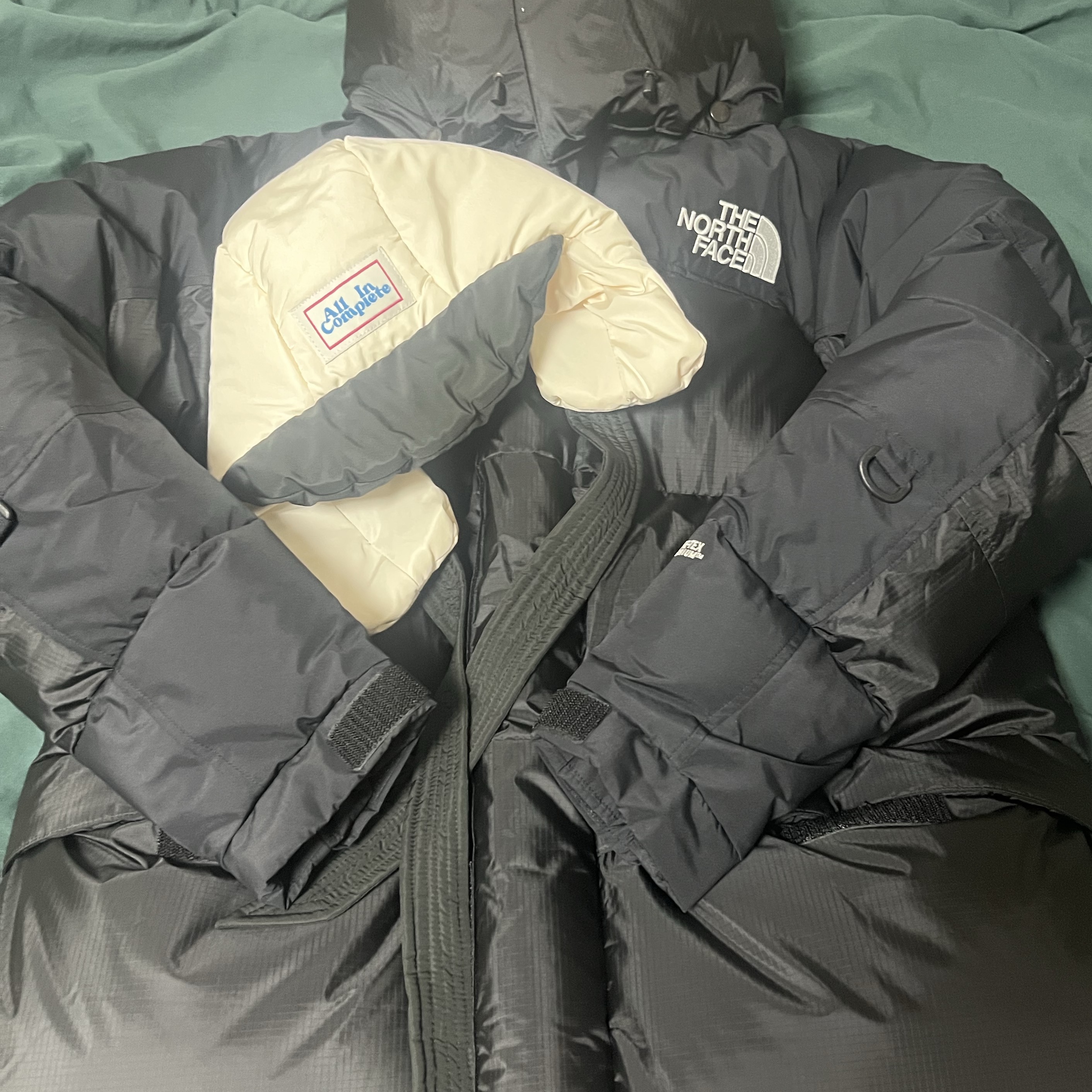 The North Face Him Down Parka Black, Allincomplete Panda Padding Balaclava 착용 스타일