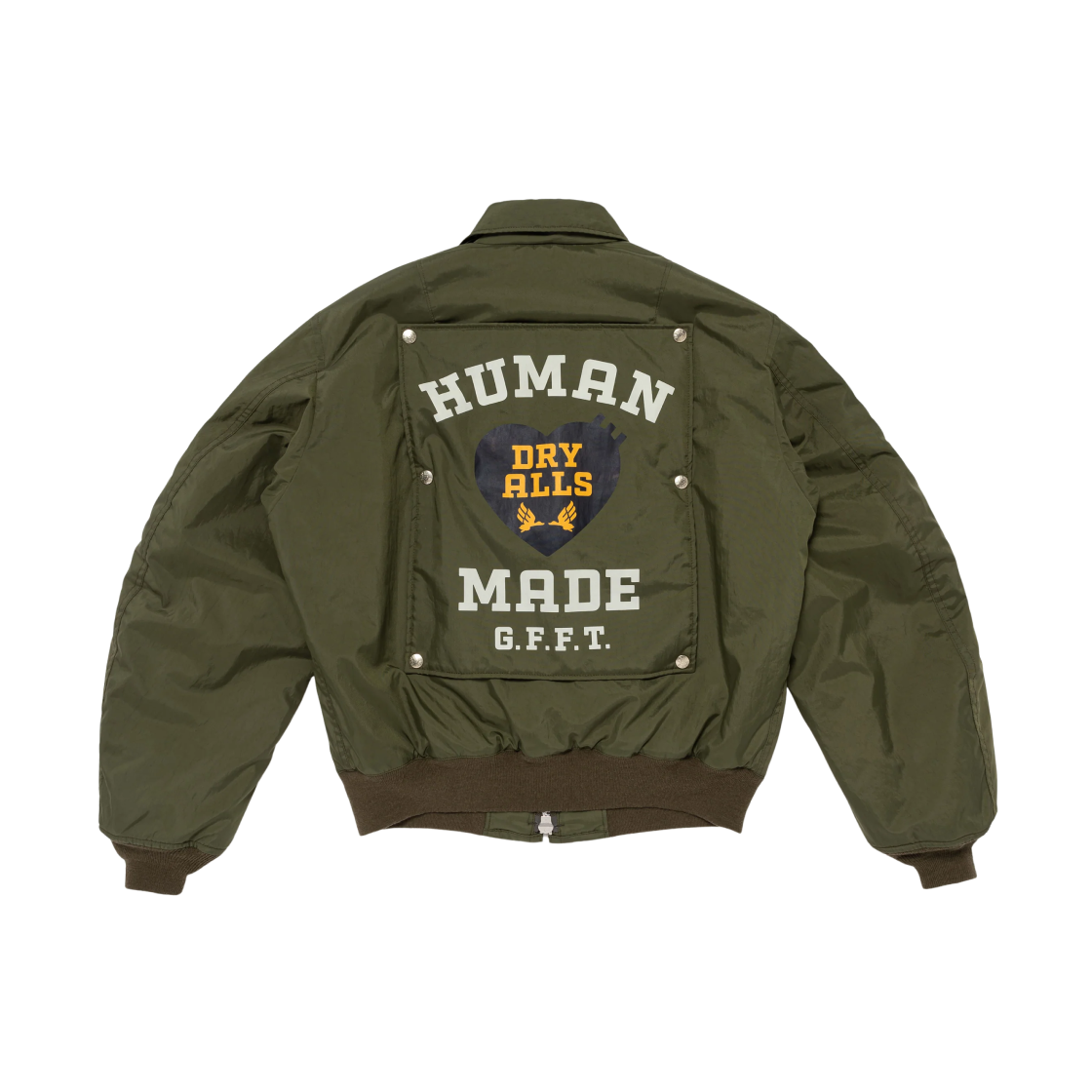 Human Made Bomber Jacket Military Jacket Olive Drab