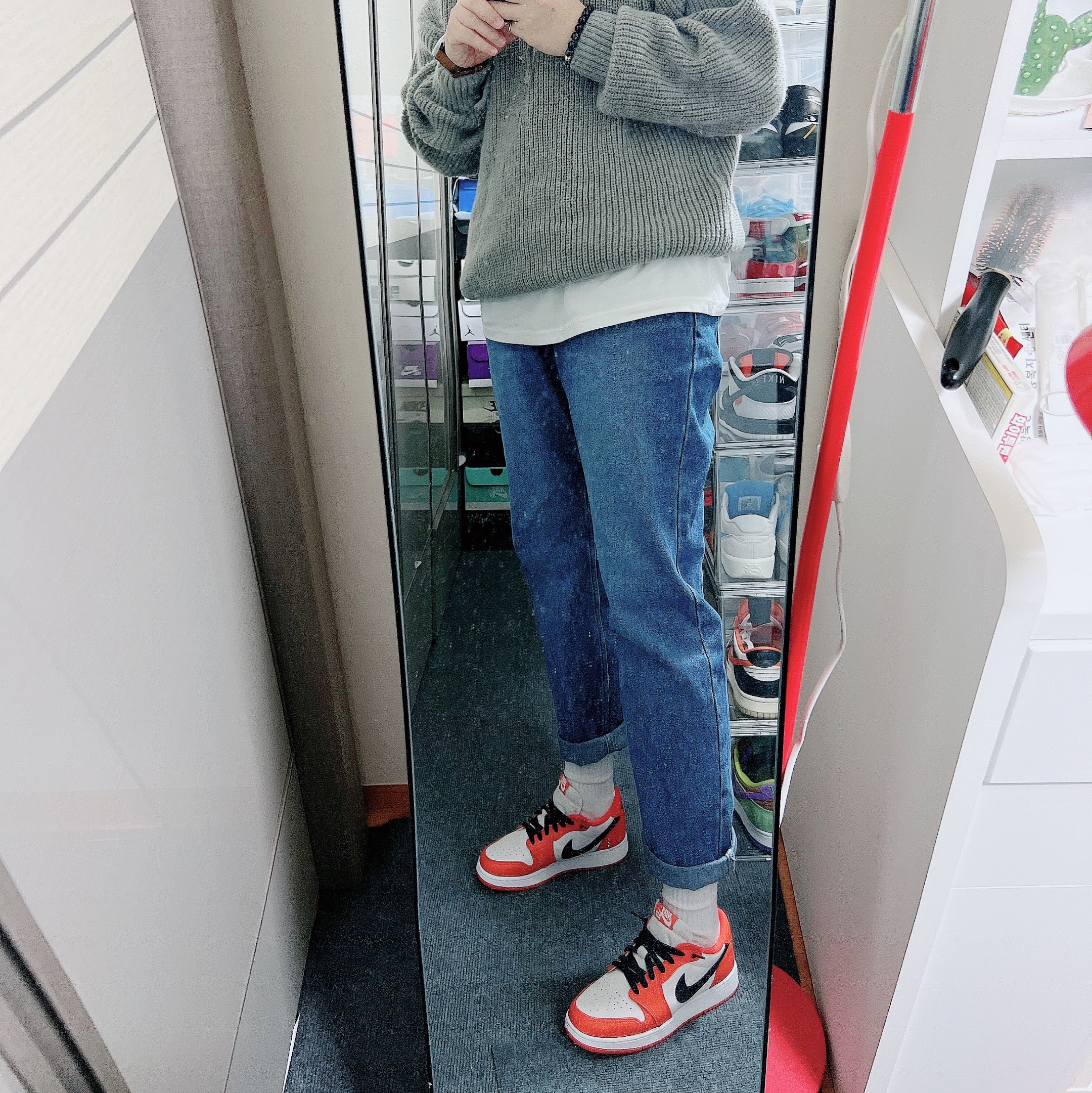 (GS) Jordan 1 Low OG Starfish 착용 스타일 - 2