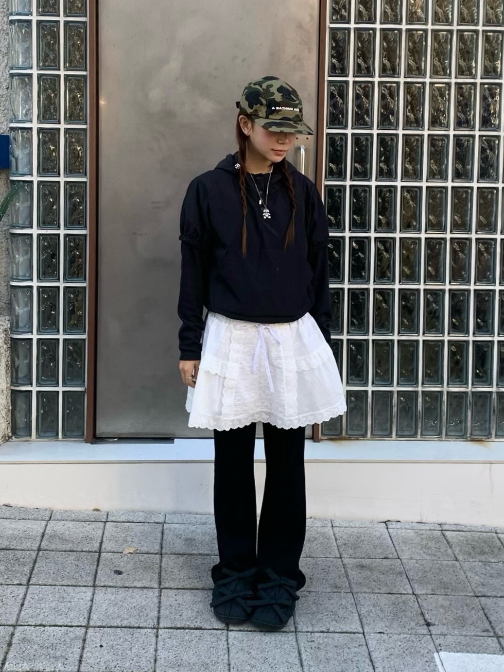 Subu x Perverze Multiple Winter Sandal Black 착용 스타일