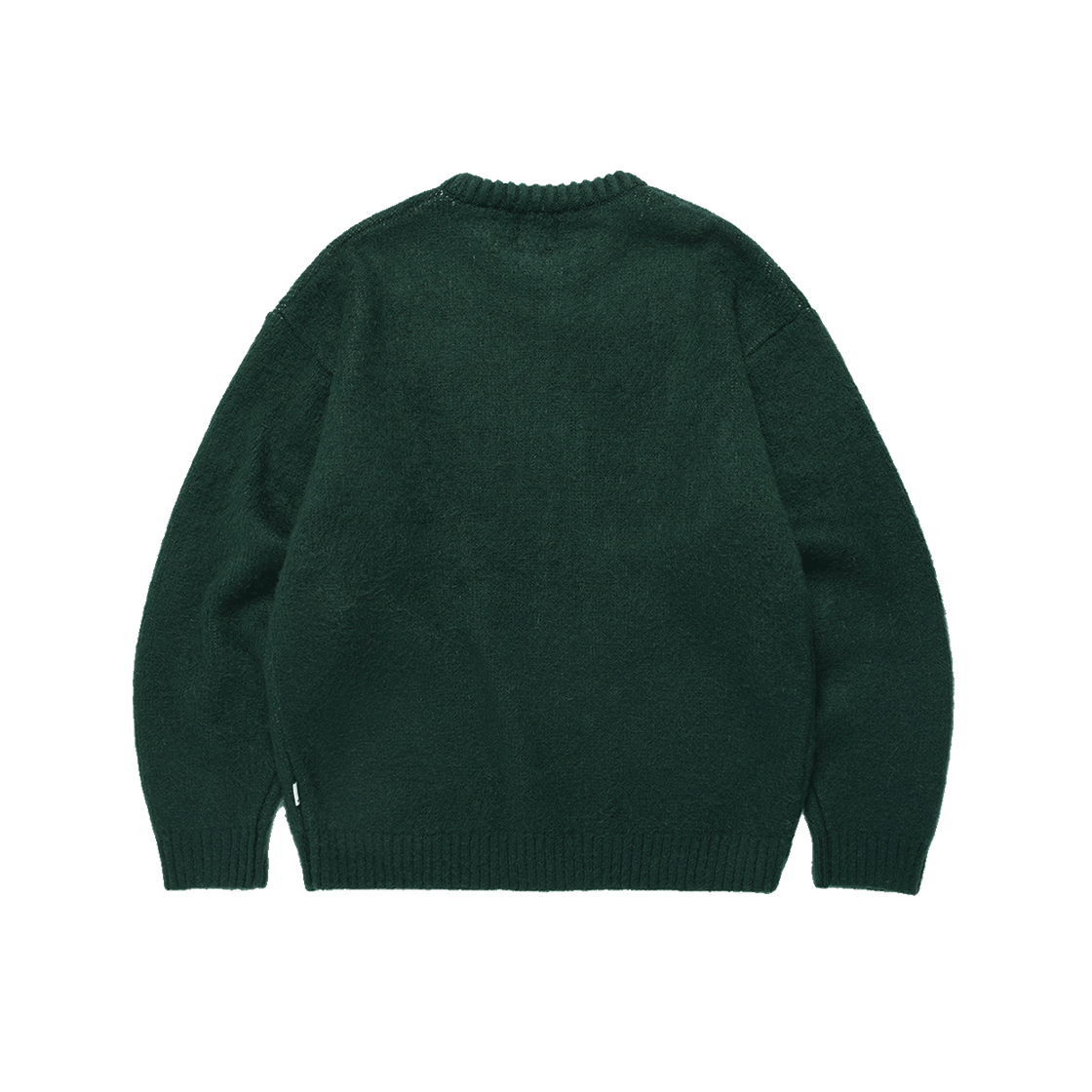 카비시 브러쉬 셀러 로고 니트 크루넥 그린(CAVISH Brushed Seller Logo Knit Crewneck Green) - 2