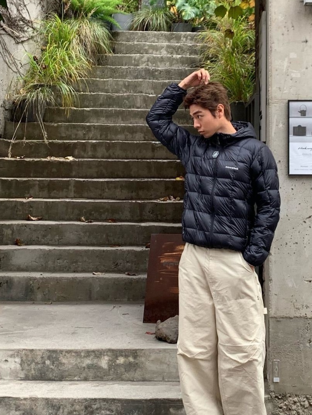 Palace Microlite Jacket Black - 24FW, Arc'teryx Cerium Hoody Whiteout 착용 스타일 - 9