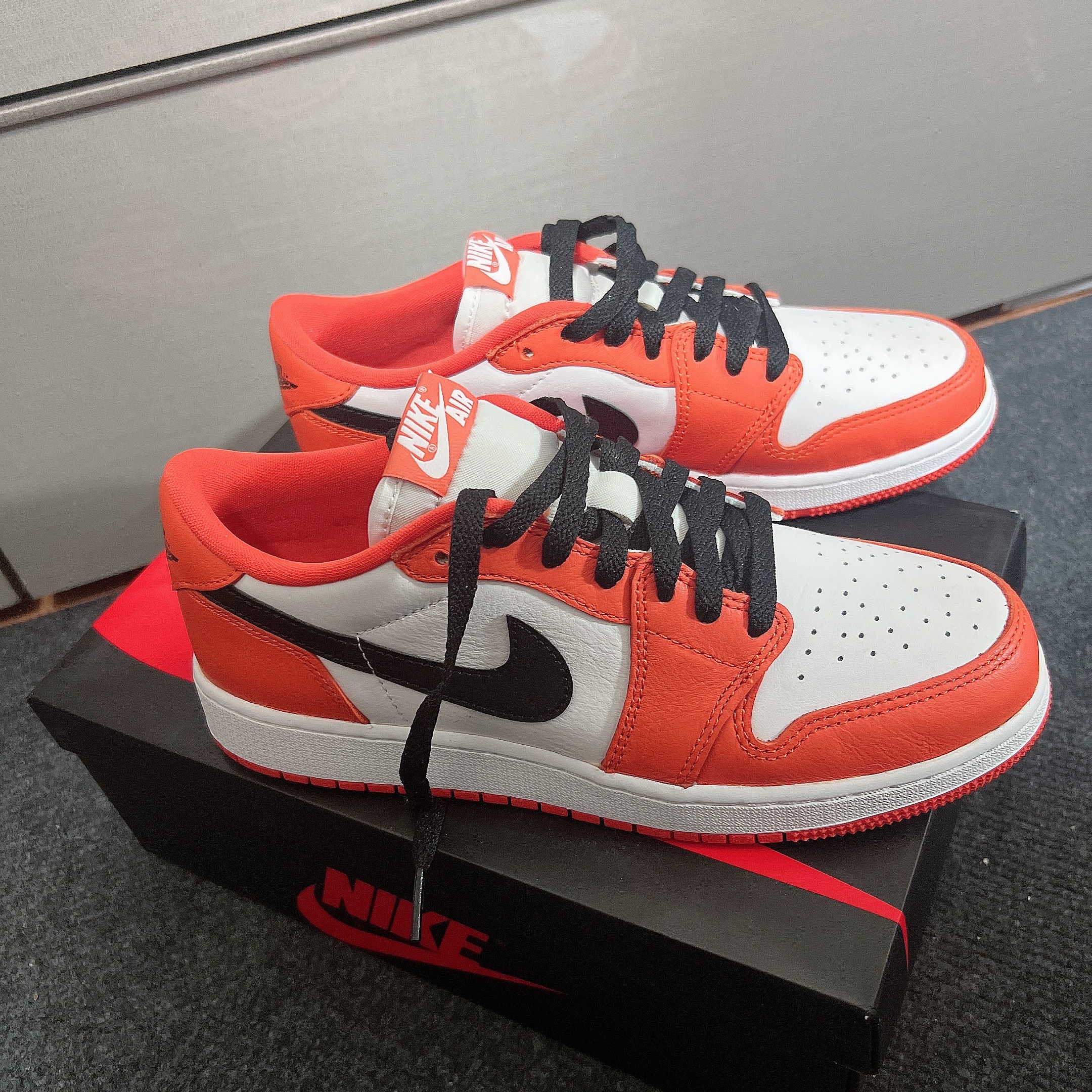 (GS) Jordan 1 Low OG Starfish 착용 스타일 - 4