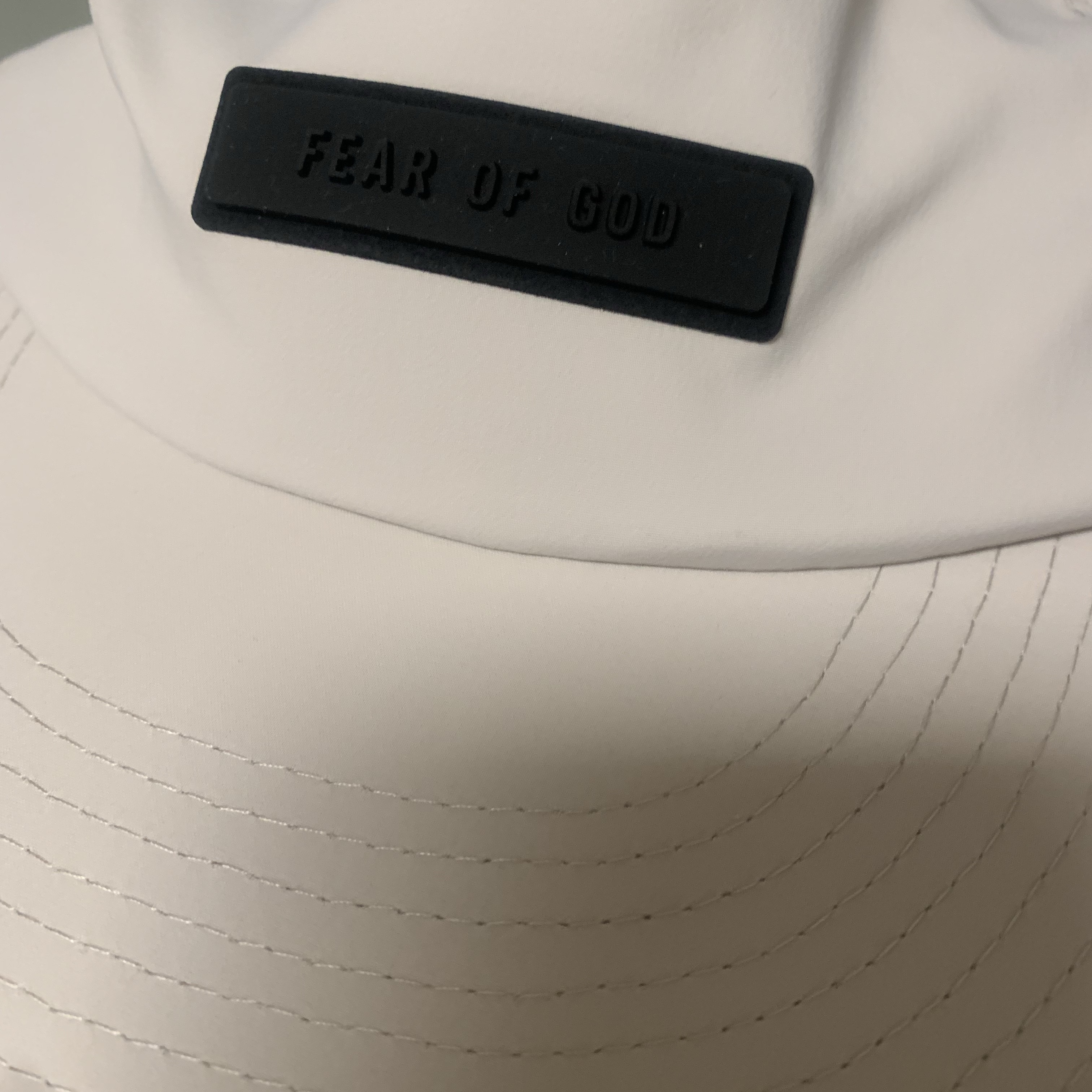 Essentials Baseball Hat Silver Cloud - 23FW 착용 스타일 - 2