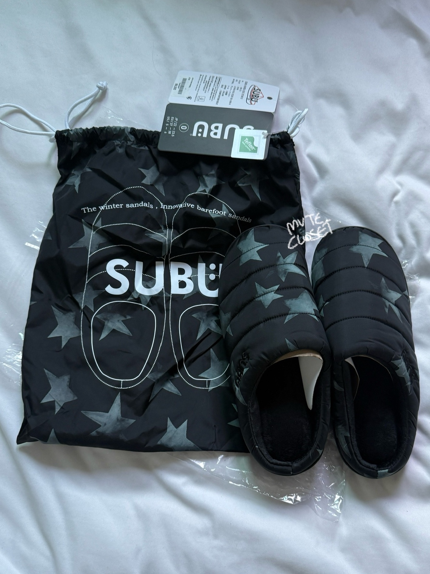 Subu Down Sandal Exclusive Star 착용 스타일