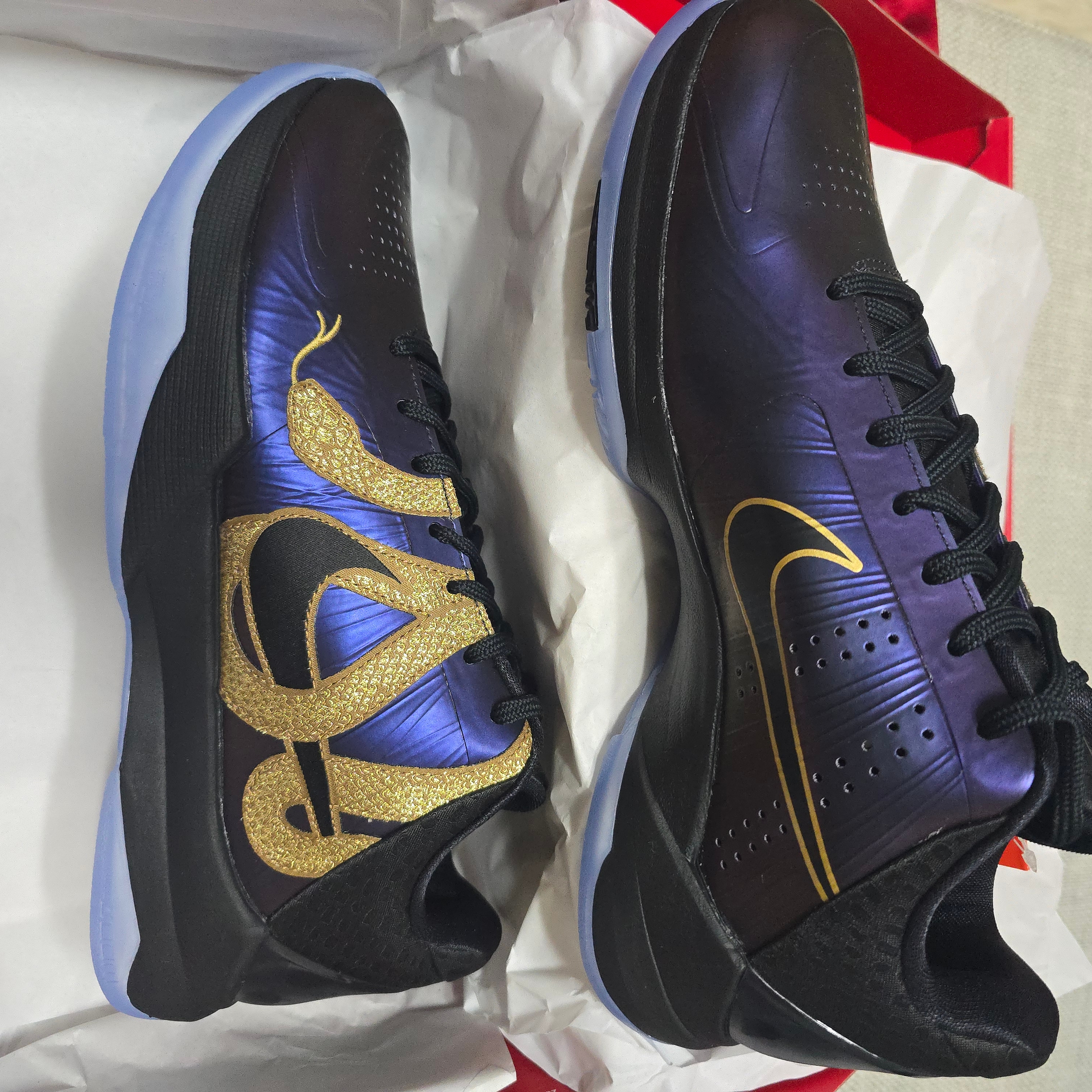 Nike Kobe 5 Protro Year of the Mamba Eggplant 착용 스타일 - 5