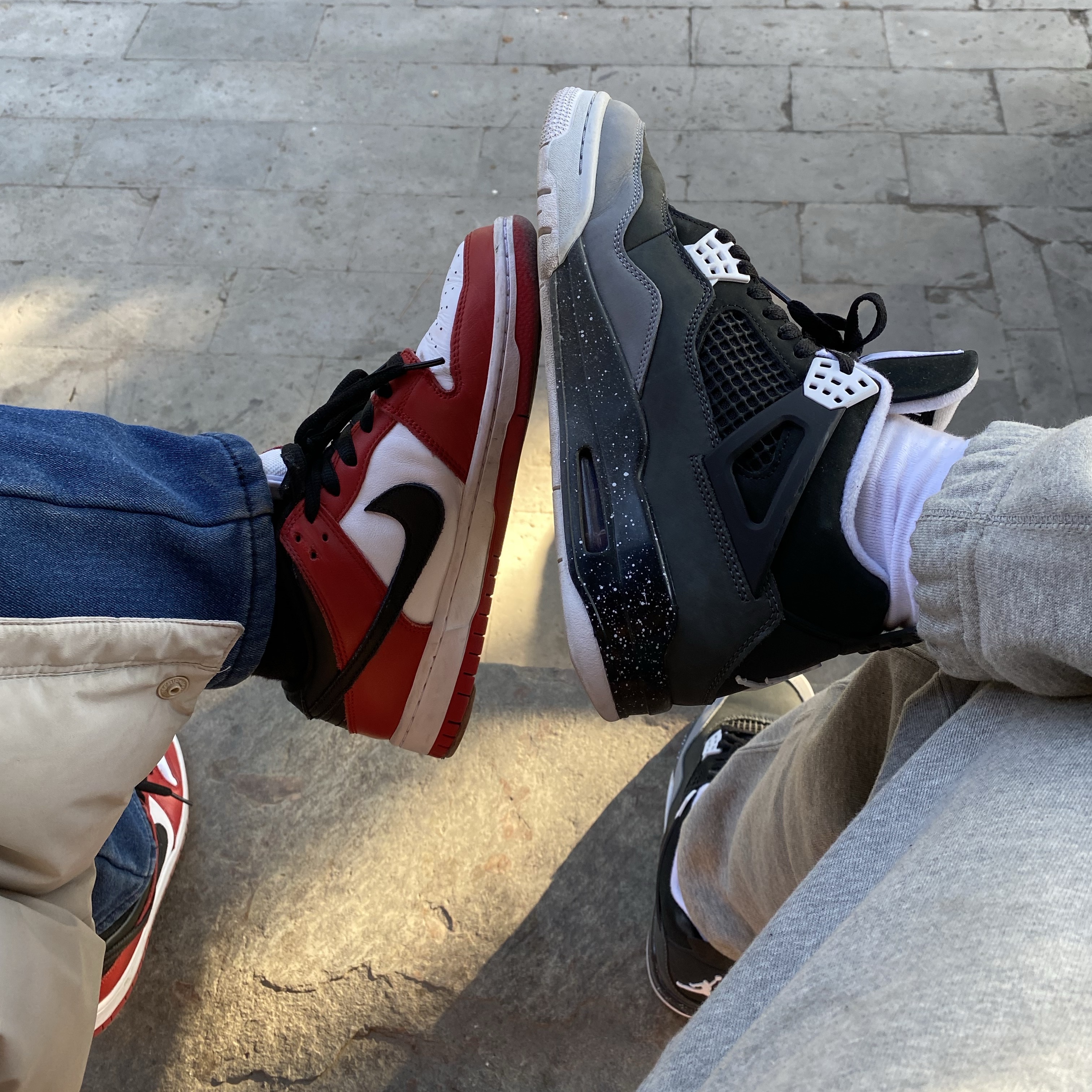Jordan 4 Retro Fear 2024, Nike SB Dunk Low Pro Chicago 착용 스타일