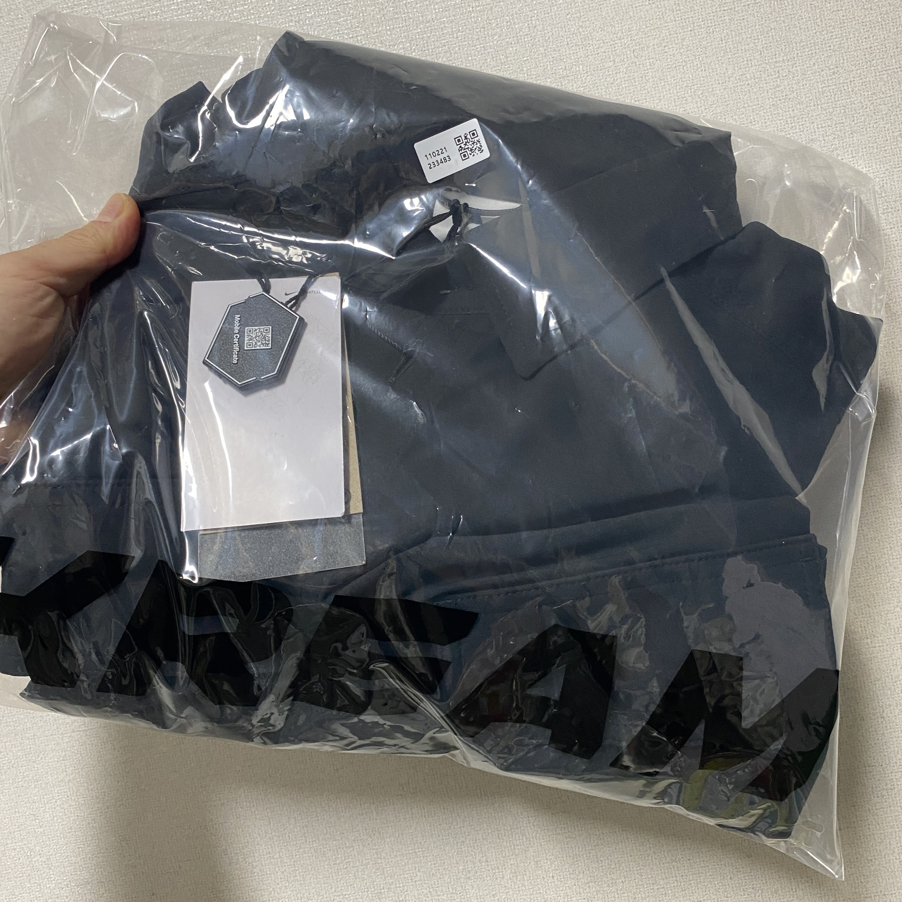 Nike ACG Dri-Fit UV Devastation Trail Shirt Black Summit White - Asia 착용 스타일