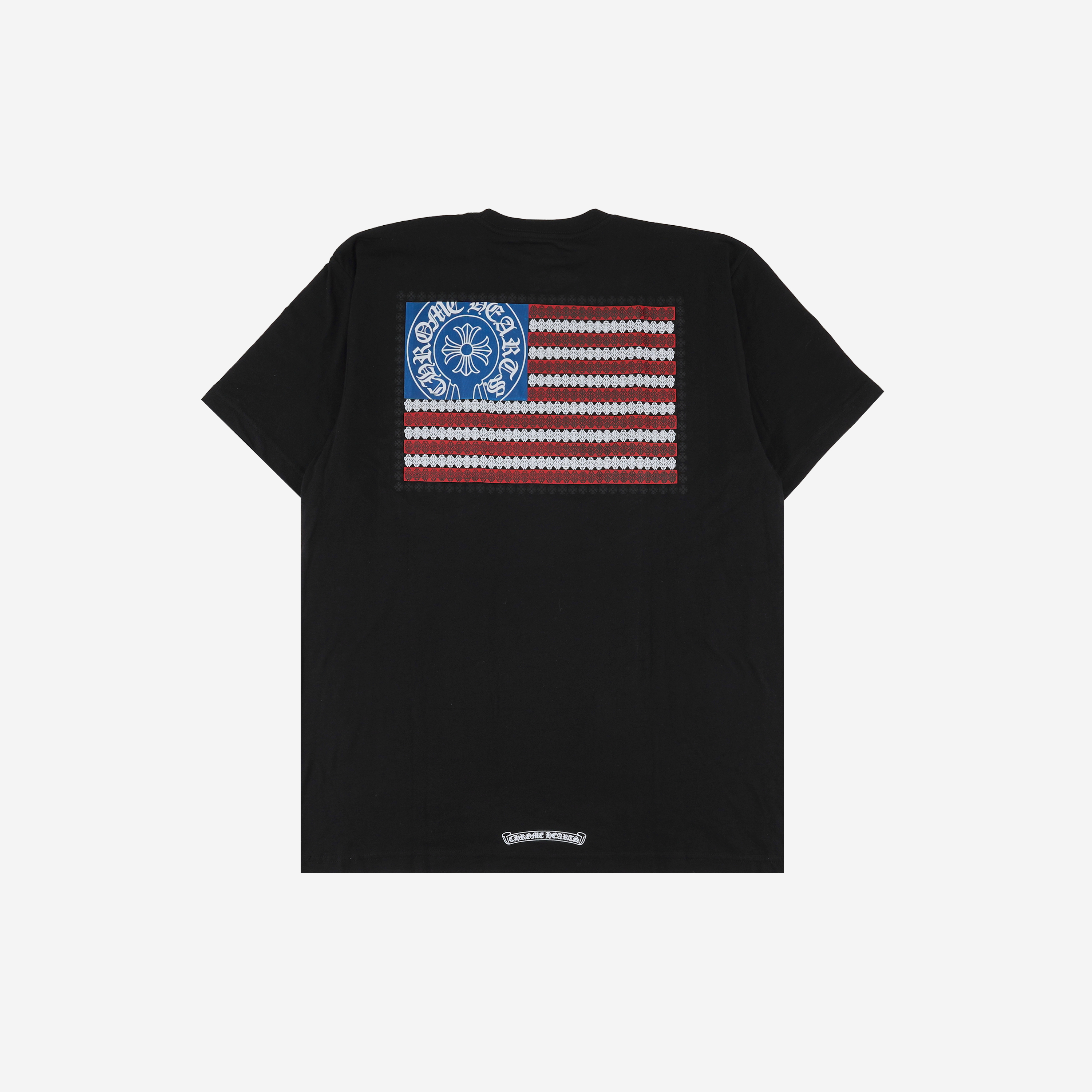 Chrome Hearts American Flag Dagger T-Shirt Black