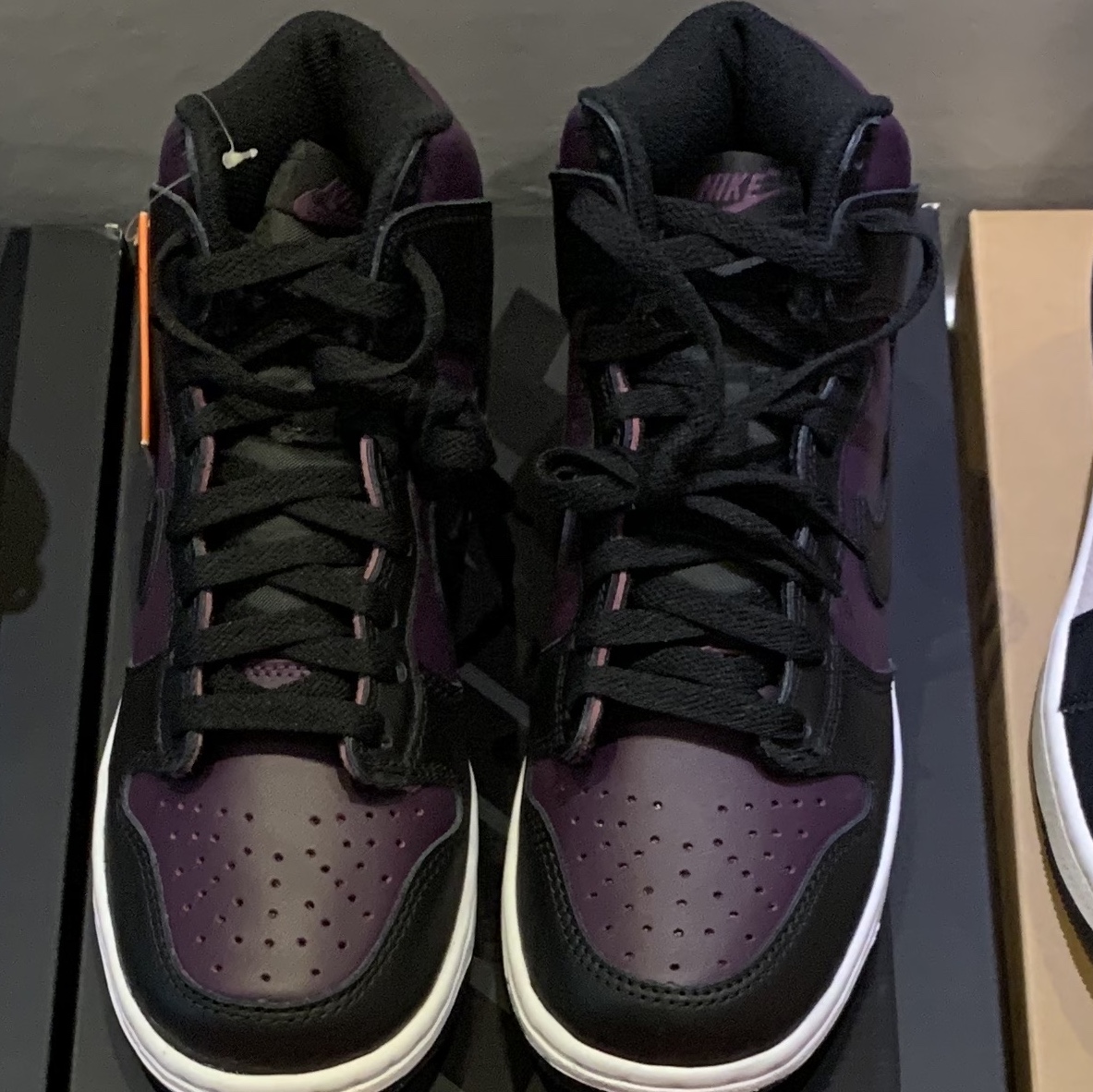 Nike x Fragment Dunk High Black 착용 스타일