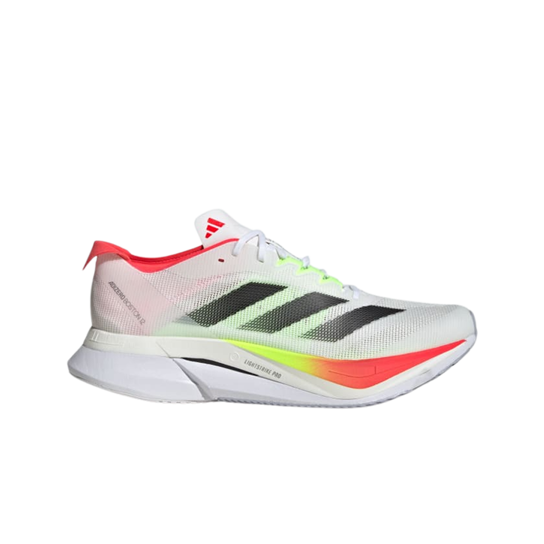 아디다스 아디제로 보스턴 12 클라우드 화이트 루시드 레드(Adidas Adizero Boston 12 Cloud White Lucid Red)