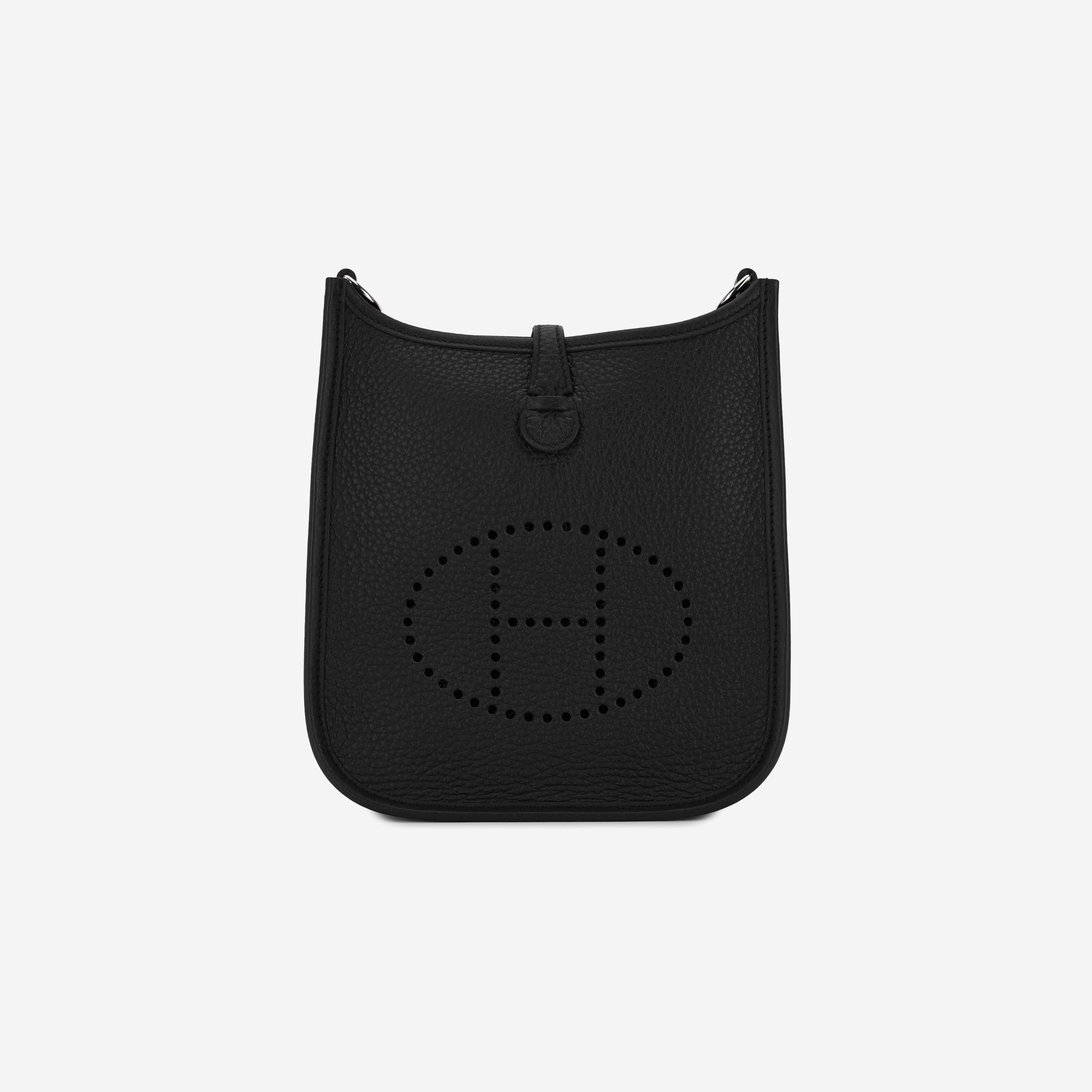 Hermes Evelyne 16 Amazone Bag Clemence & Palladium Noir