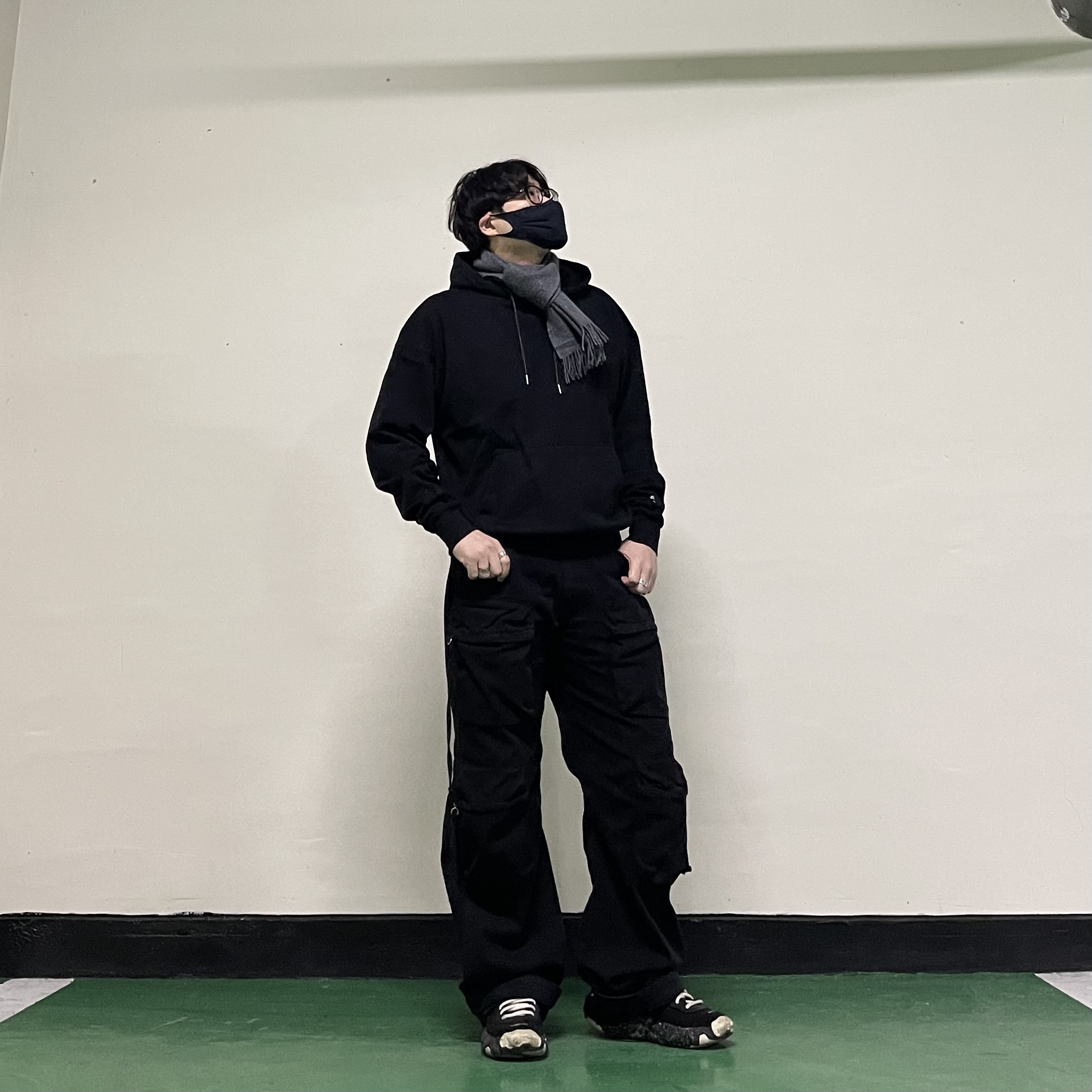 Nike x Undercover Overbreak SP Black, The North Face 1996 Eco Nuptse Jacket Black 착용 스타일 - 4