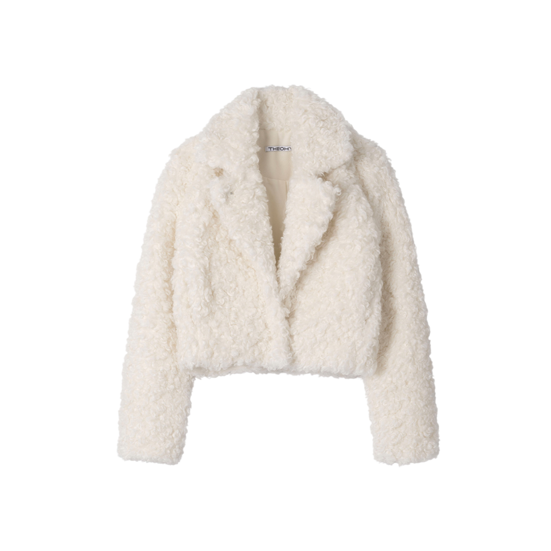 ジャケット・アウター THEOHYOU BASIC FIT FUR-JACKET (WHITE) THEOHYOU BASIC FIT FUR-JACKET (WHITE)