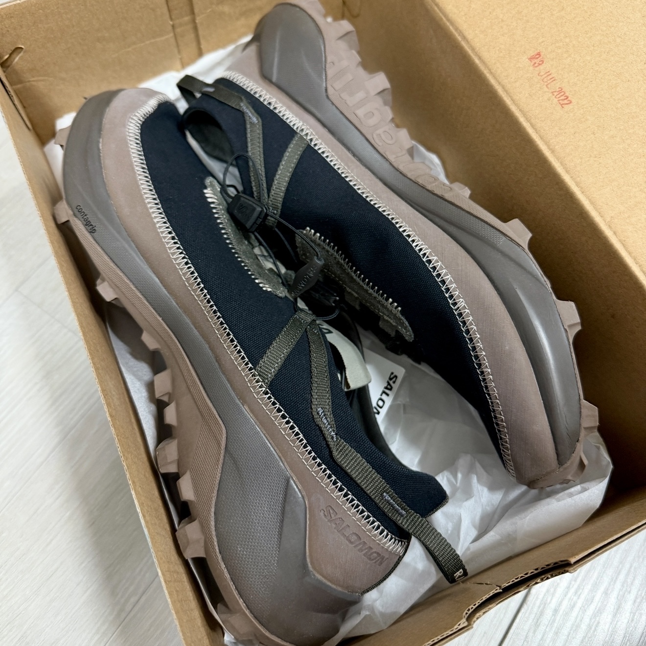 Salomon x Ranra Cross Pro Peat Major Brown 착용 스타일 - 1