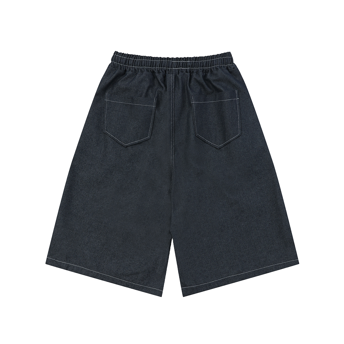 무센트 블란도 버뮤다 데님 하프 팬츠 미드 블루(MUCENT Blando Bermuda Denim Half Pants Mid Blue) - 2