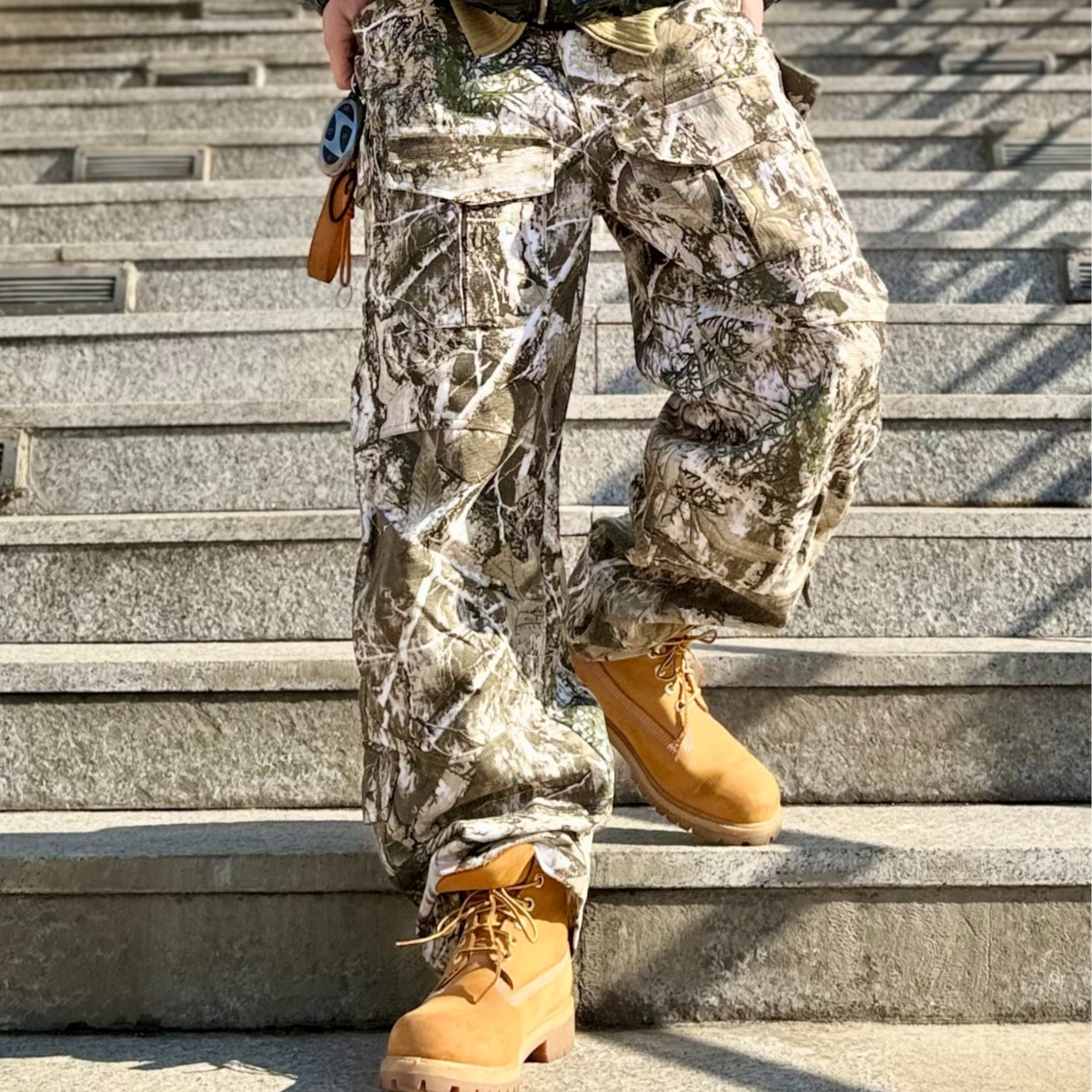 Timberland Premium 6 inch Waterproof Boot Wheat Nubuck - Wide 착용 스타일 - 3
