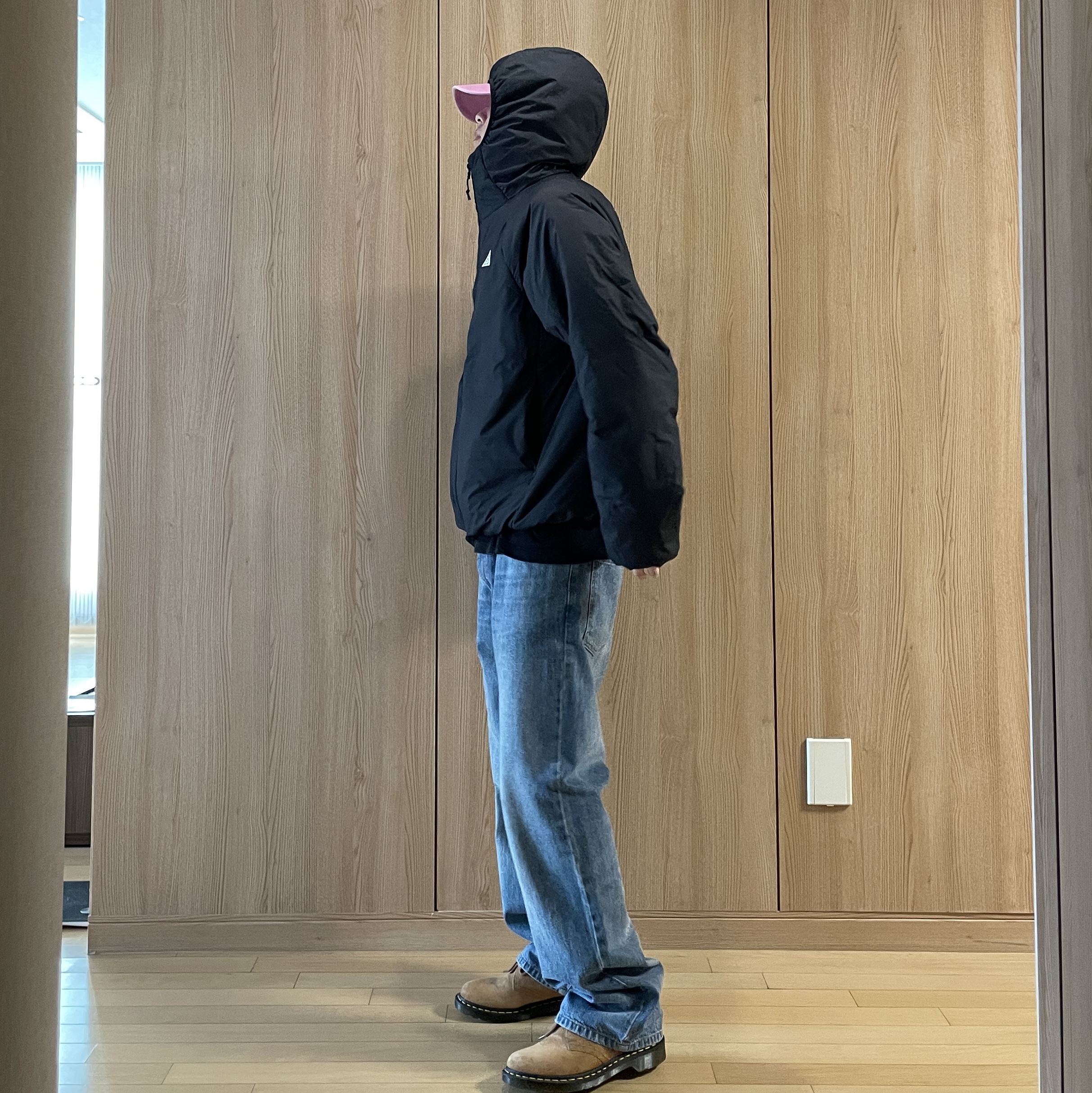 Nike ACG Rope De Dope Primaloft Therma-Fit Jacket Black Summit White - Asia, Carhartt WIP Smith Denim Single Knee Pants Blue Stone Bleached 착용 스타일 - 2