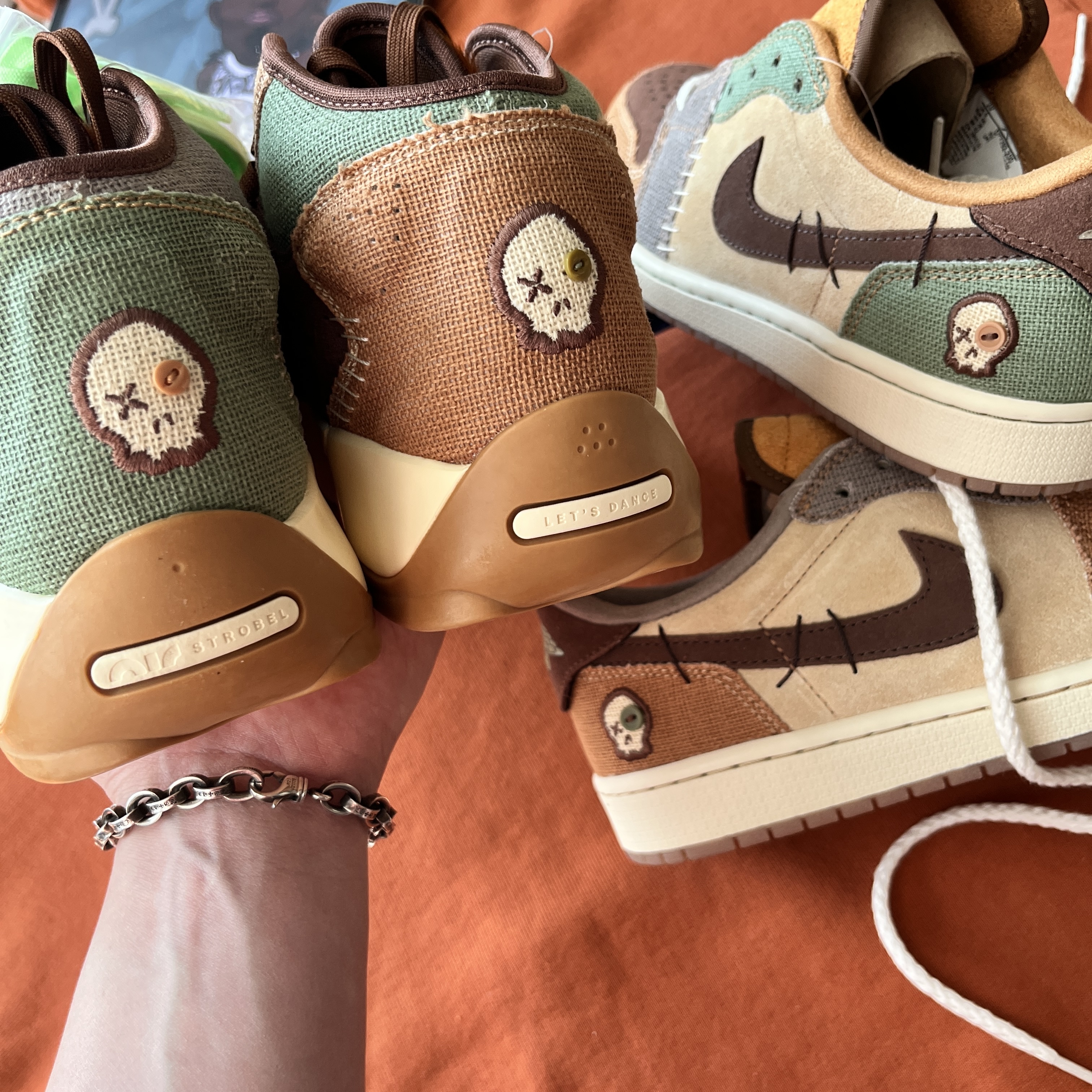 Jordan Zion 2 PF Sesame Muslin, Jordan x Eastside Golf Fleece Hoodie Burnt Sunrise - Asia 착용 스타일 - 5