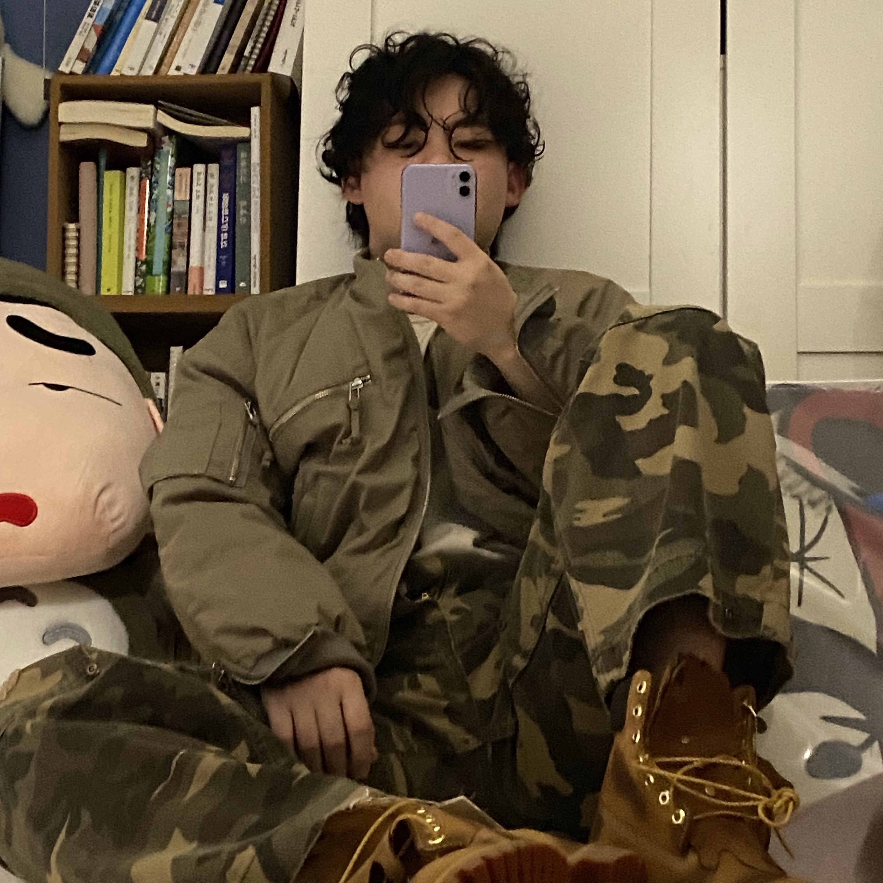 Timberland x Surgery 6 inch Boot Yellow - Wide, ETCE Double Knee Destroyed Pants Vintage Camo 착용 스타일 - 1