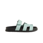 (W) Hermes Chypre Sandal Epsom Calfskin & Bleu Cristaux
