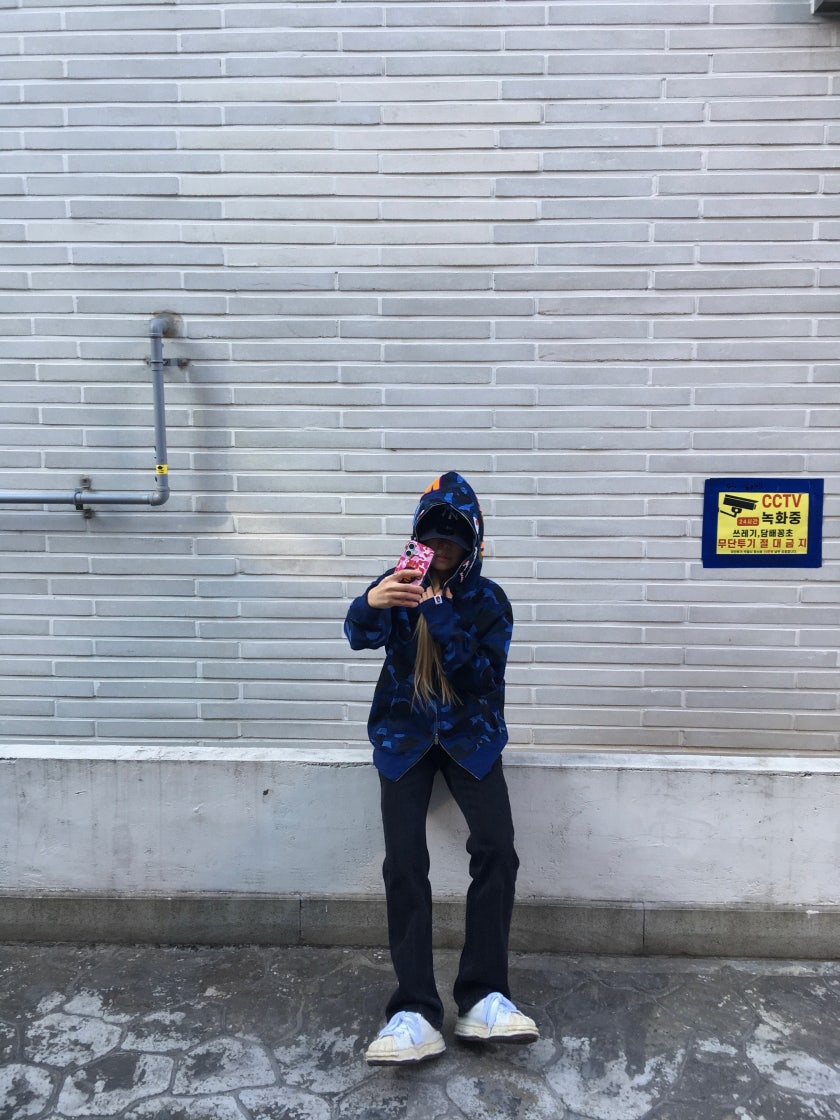 24aw TEPPEI FURUYAMA　忍　フーディ　ダメージ加工　ピンク 청자켓 | SHOP | KREAM