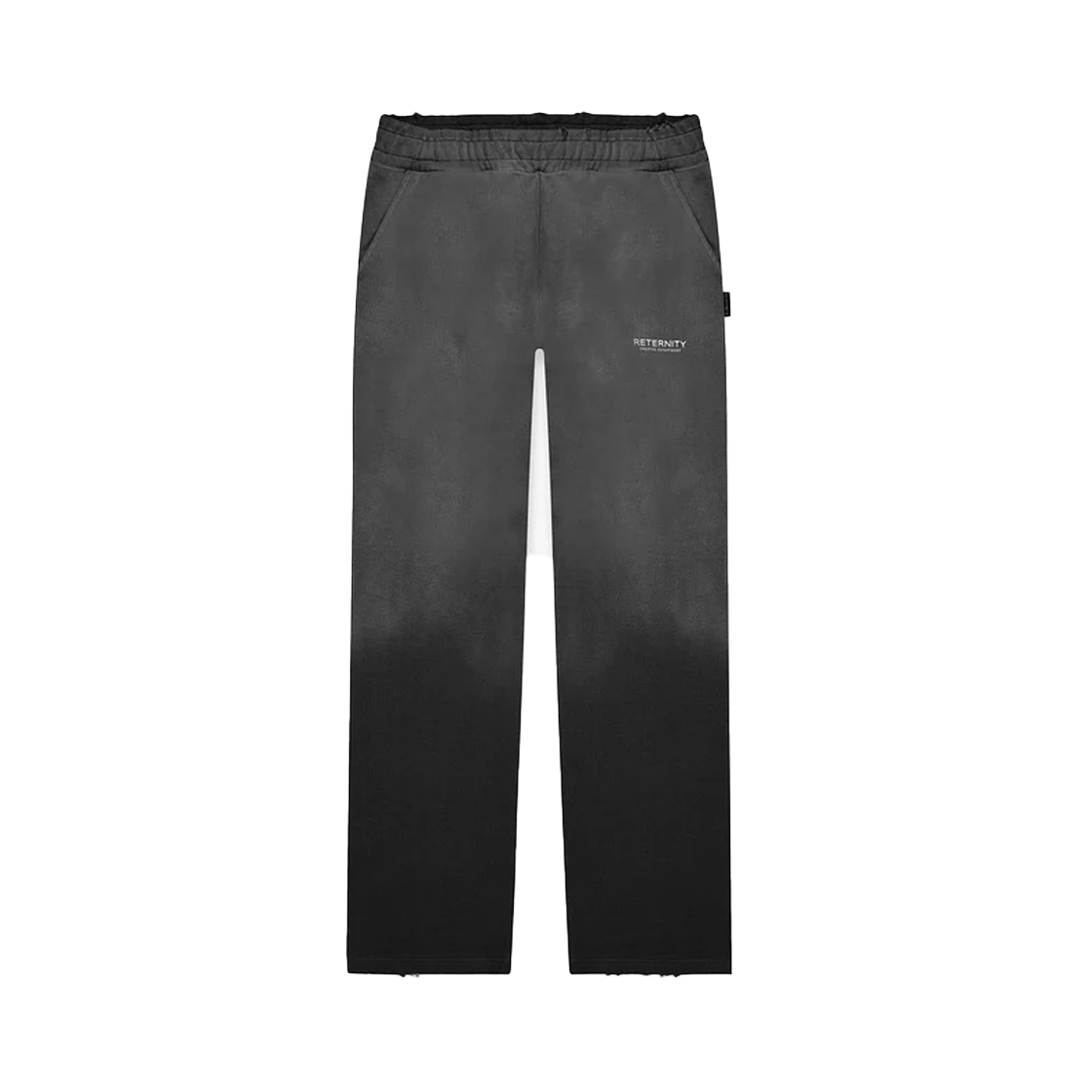 리터니티 크리에이티브 디파트먼트 스웨트팬츠 페이디드 블랙 - 25SS(Reternity Creative Dept Sweatpants Faded Black - 25SS)