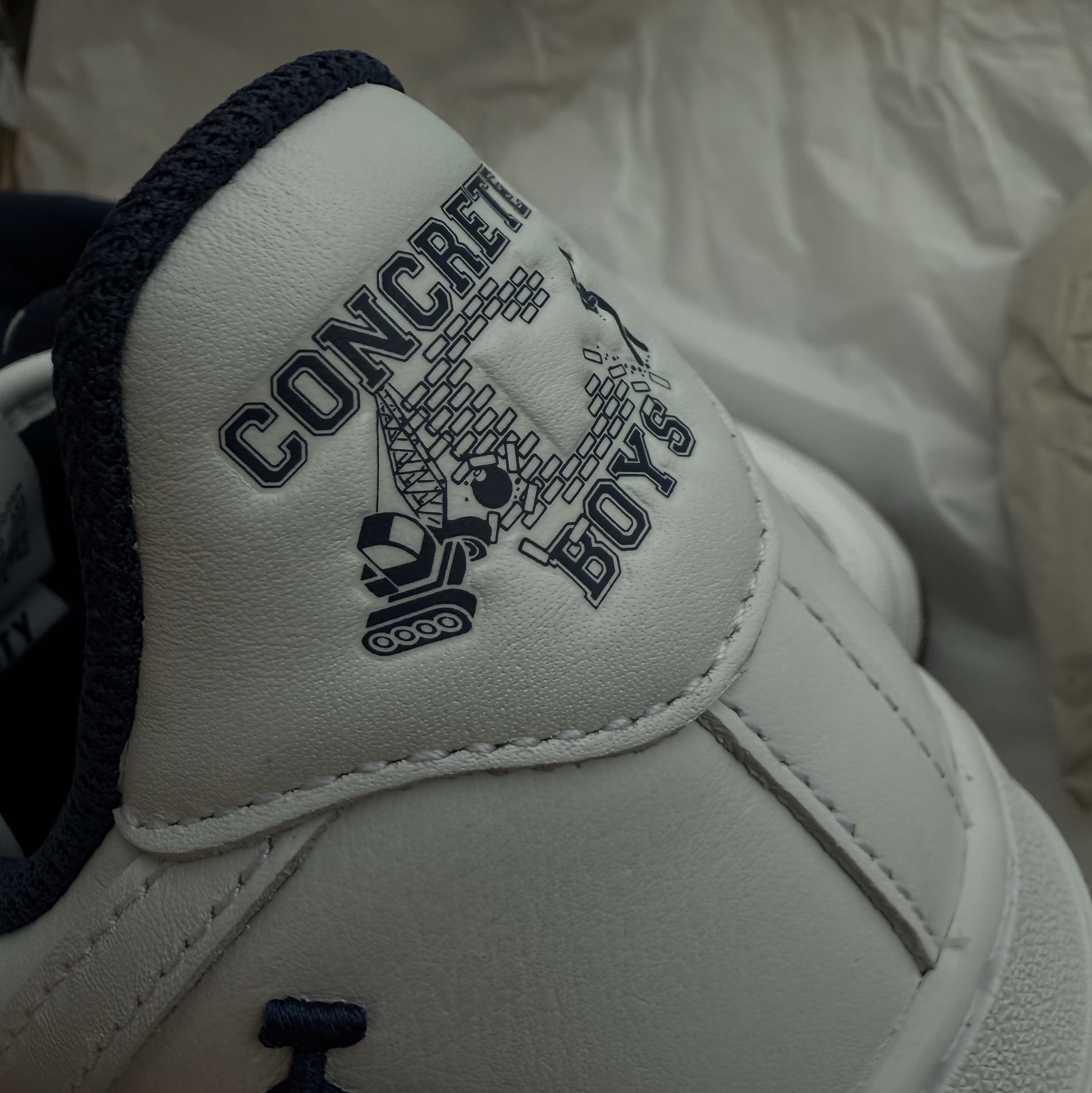 Nike x Lil Yachty Us Force 1 Low White and Midnight Navy 착용 스타일 - 4