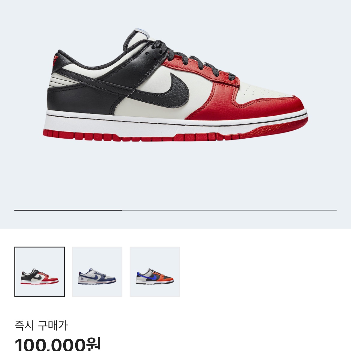 Nike x NBA Dunk Low Retro EMB Black and Chile Red 착용 스타일 - 4