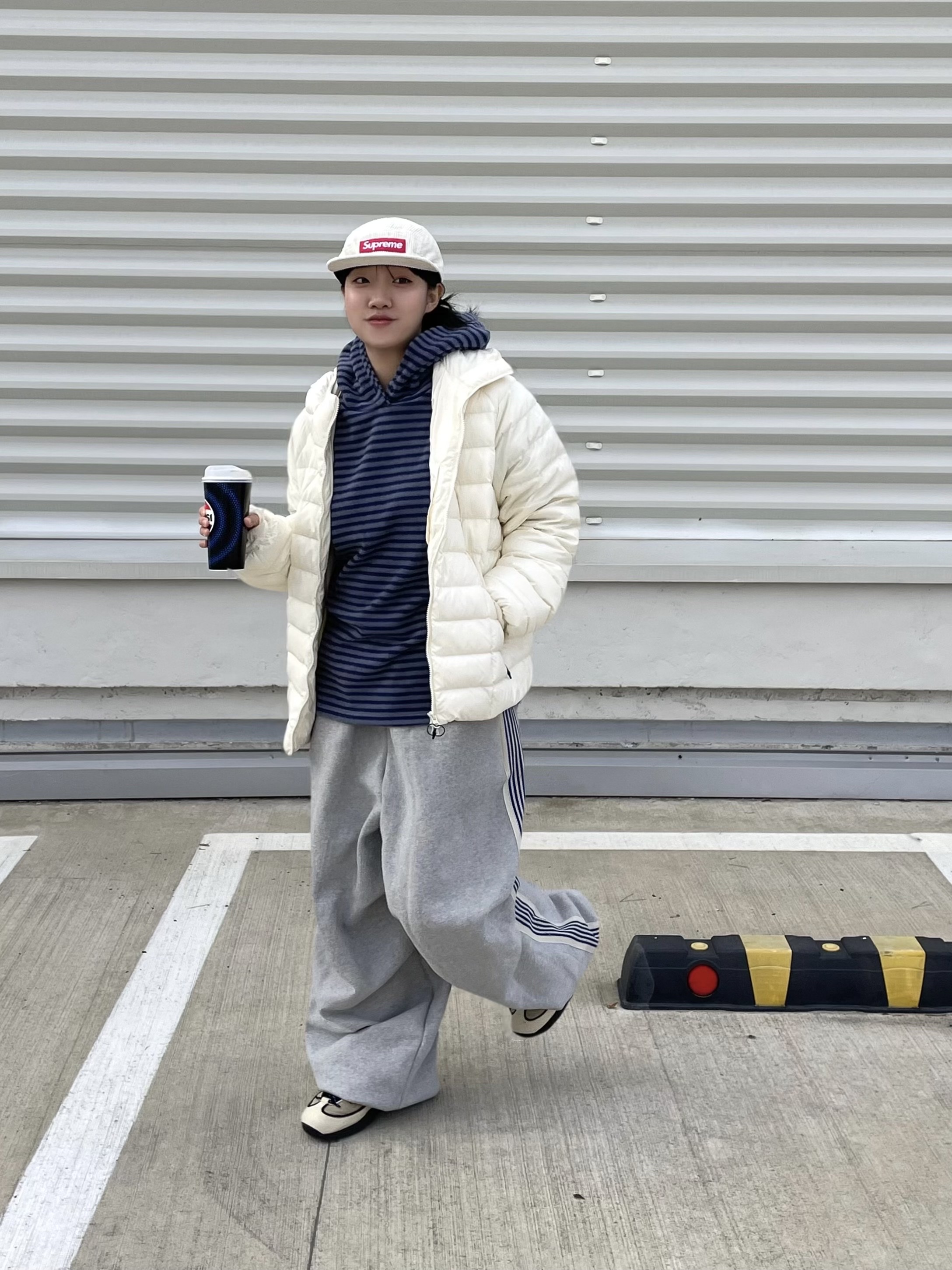Supreme Corduroy Camp Cap Stone - 24FW, Nike x Stussy Air Penny II Rattan and Limestone 착용 스타일 - 6