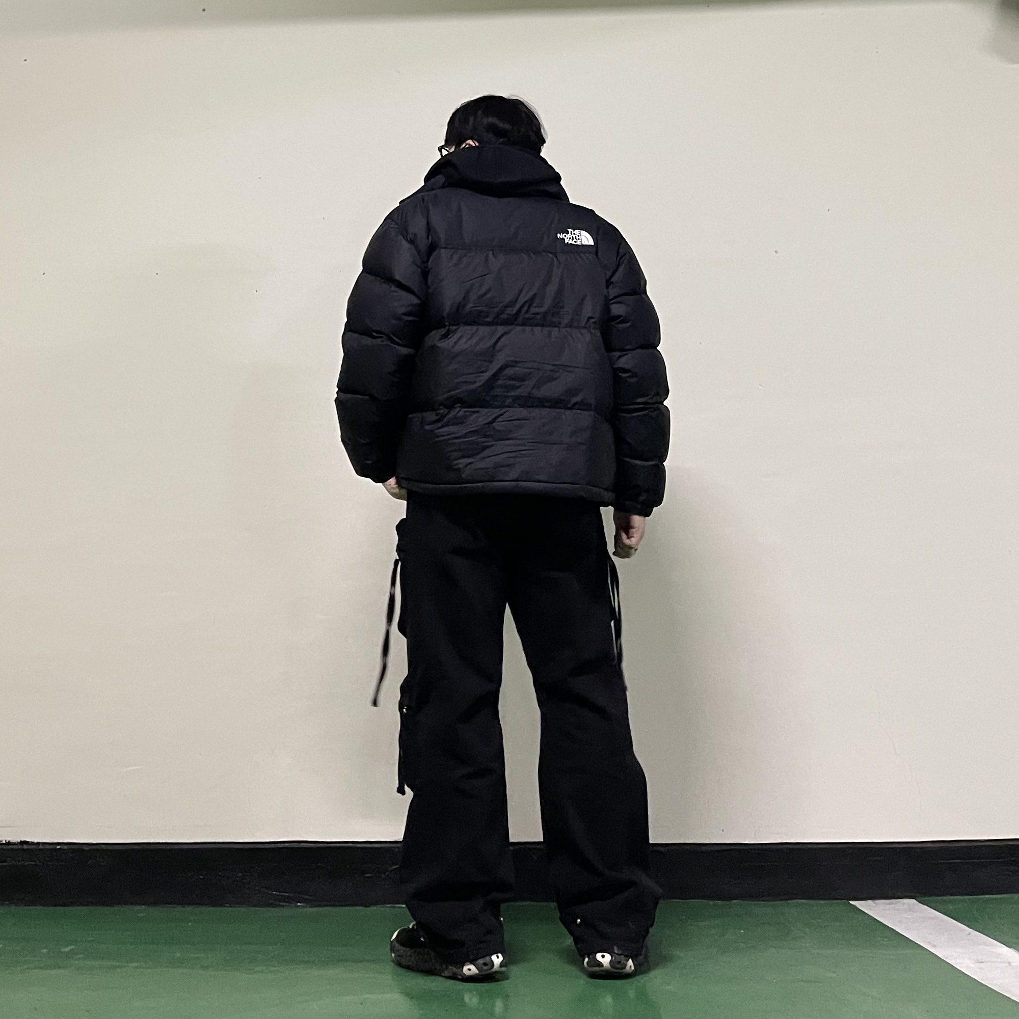 Nike x Undercover Overbreak SP Black, The North Face 1996 Eco Nuptse Jacket Black 착용 스타일 - 2