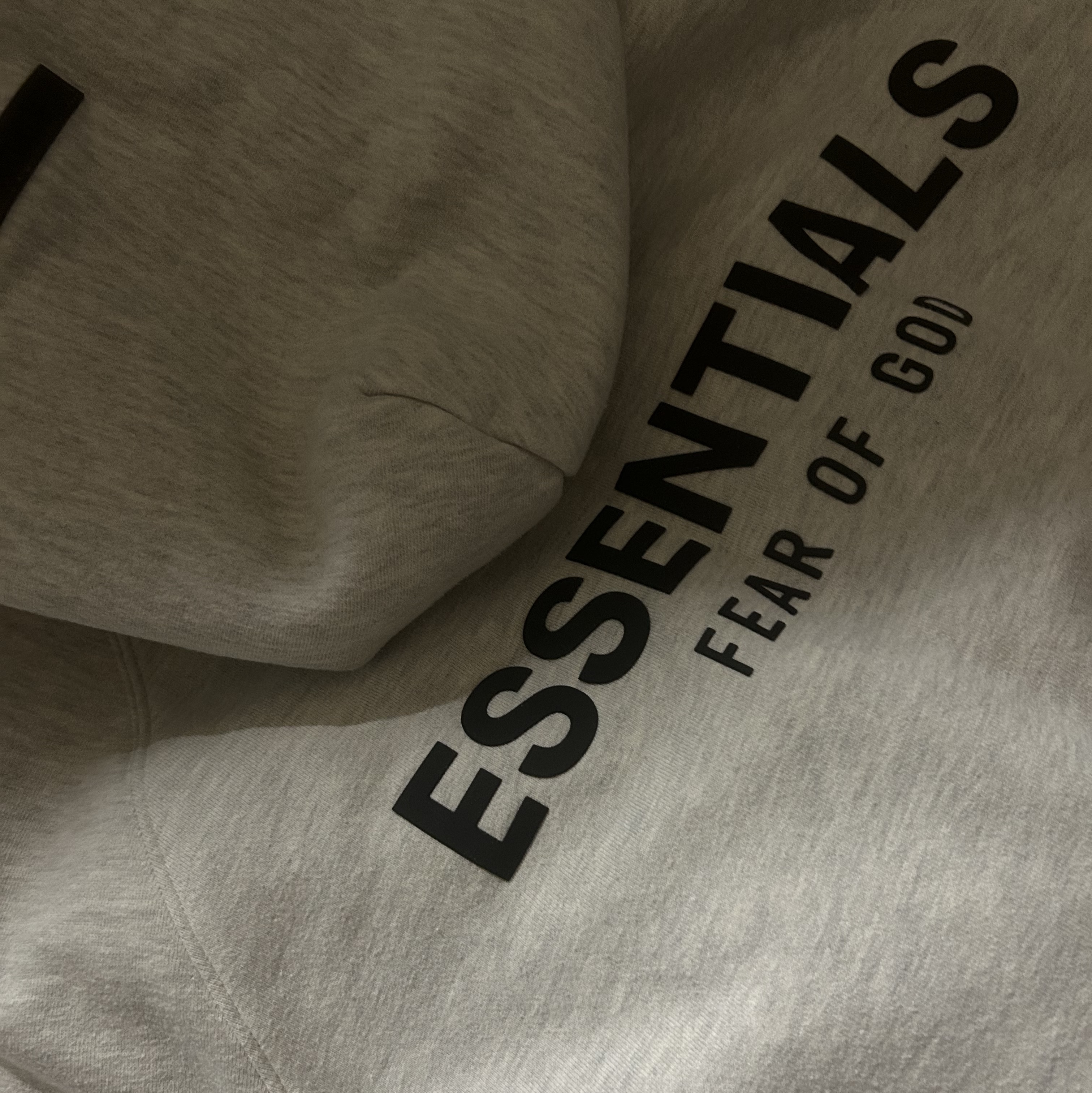 Essentials Pull-Over Hoodie Oatmeal - 21SS 착용 스타일