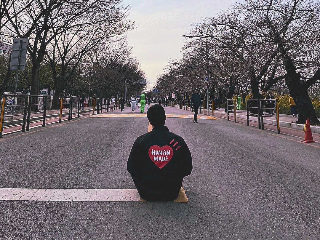 Human Made Coach Jacket Black 착용 스타일