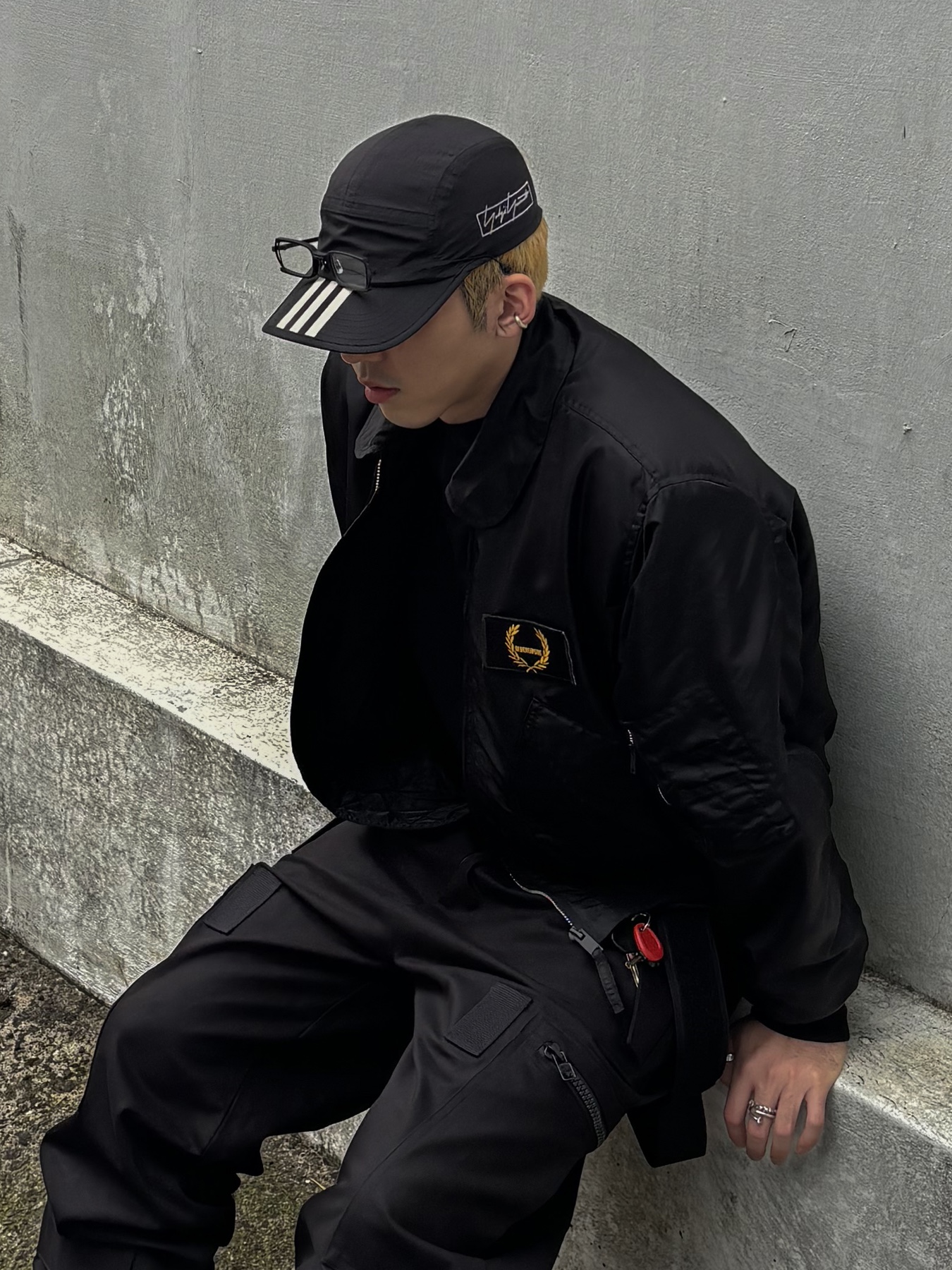 Wapworks Arctic Suspender Pants Black 착용 스타일 - 3