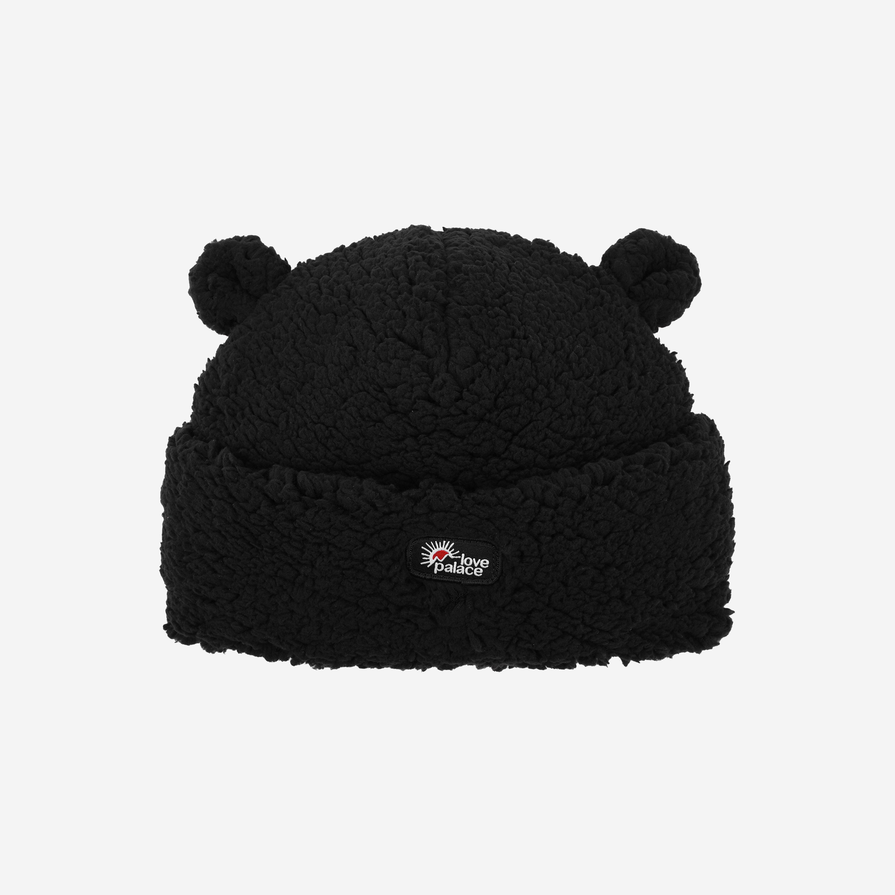 Palace Love Palace Fuzzy Ears Beanie Black - 24FW