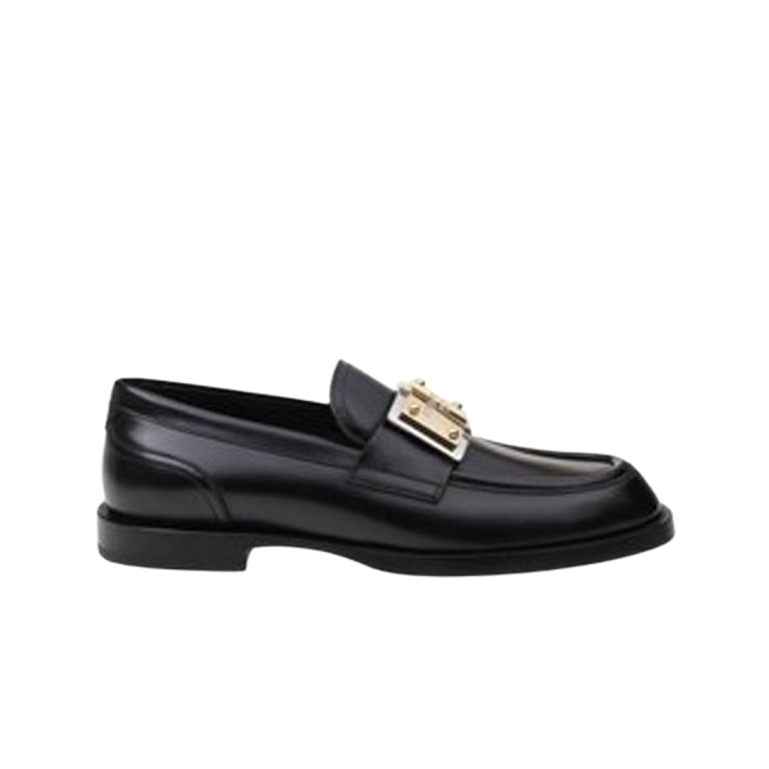 A30203AB64080999 Dolce & Gabbana Calfskin Loafers Black