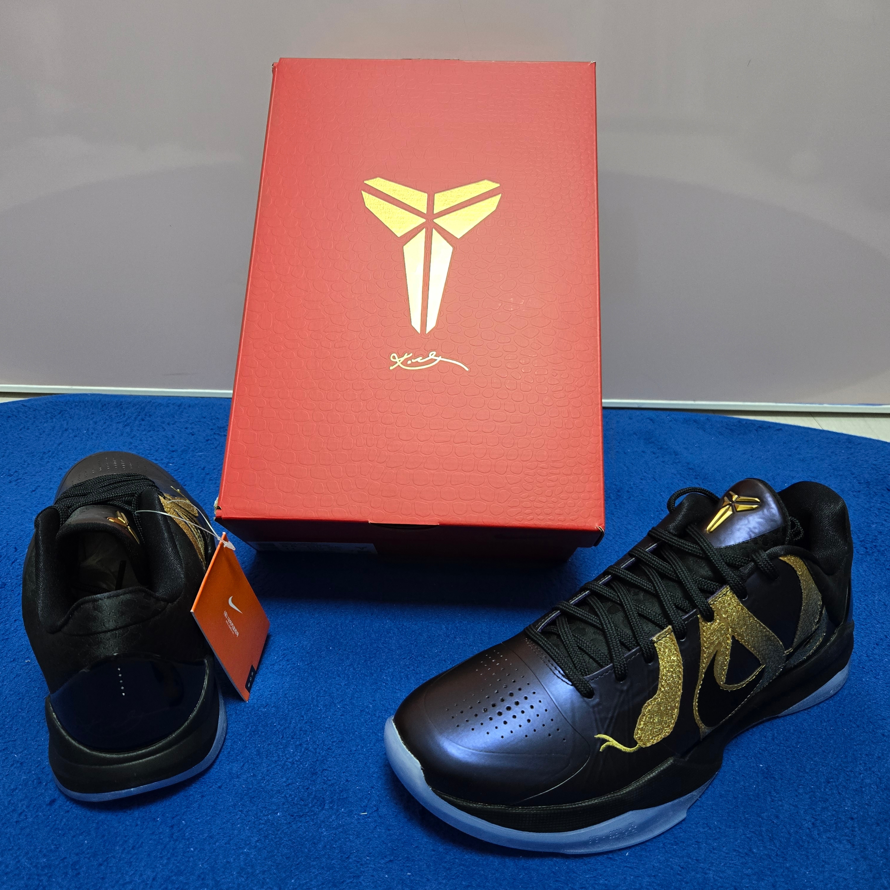 Nike Kobe 5 Protro Year of the Mamba Eggplant 착용 스타일 - 4