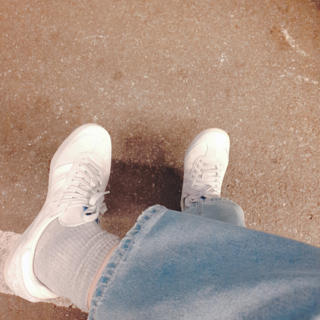 Adidas Samba OG Wonder Silver 착용 스타일