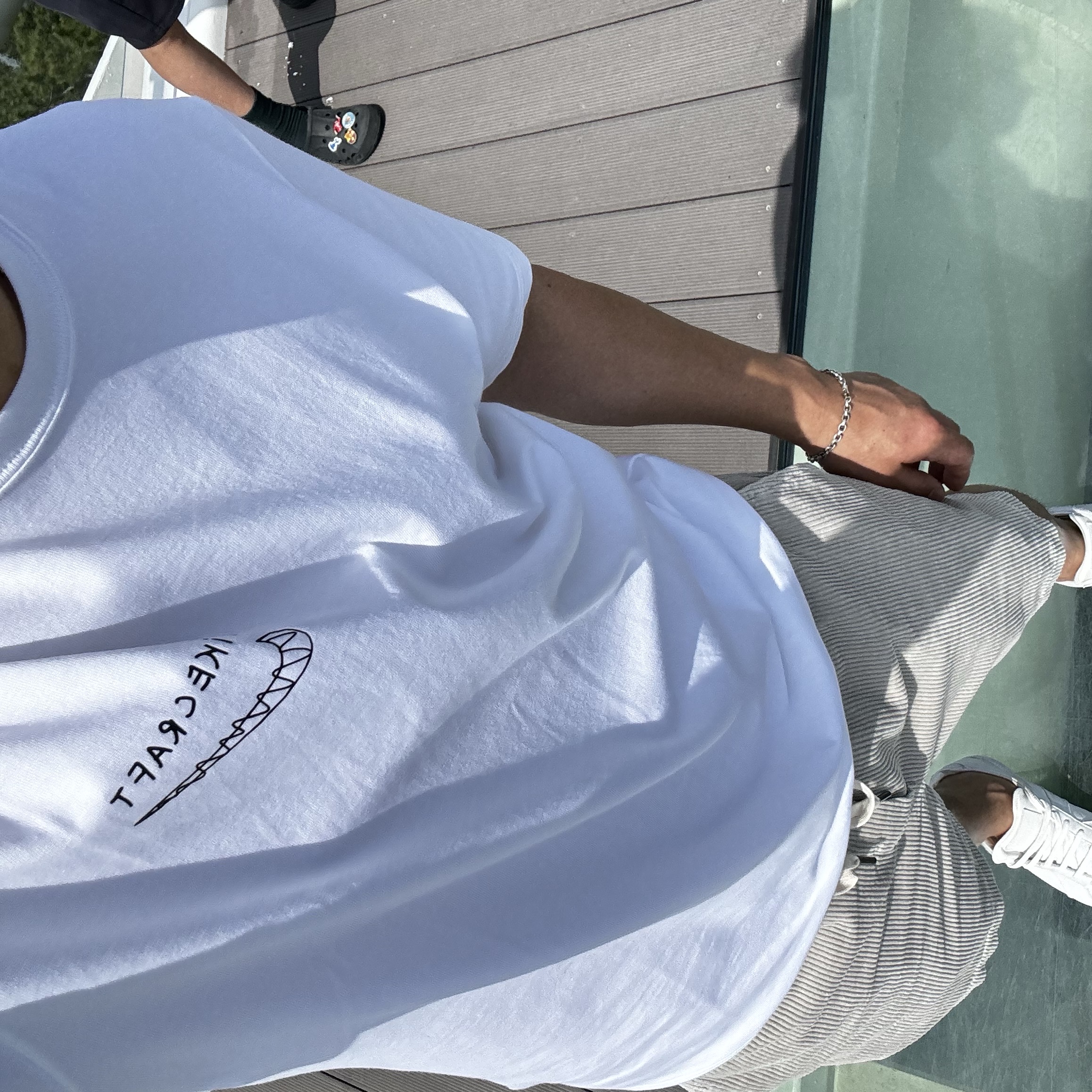 Nike x Tom Sachs Nikecraft Studio T-Shirt White 착용 스타일