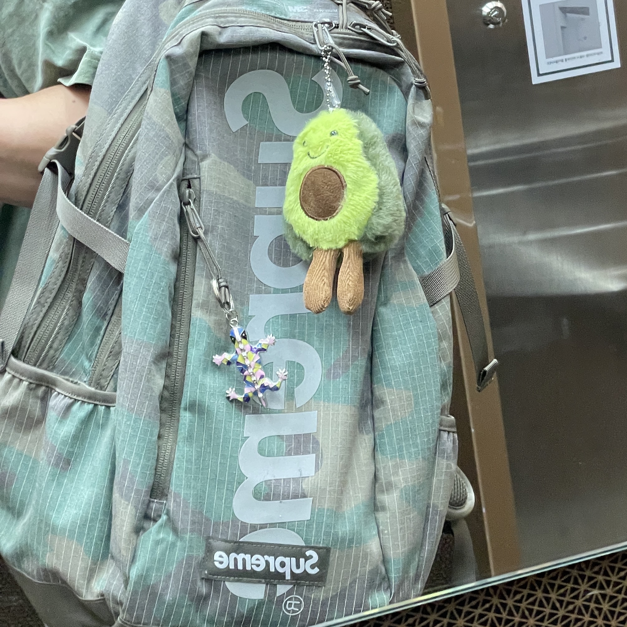 Supreme Backpack Woodland Camo - 24SS 착용 스타일