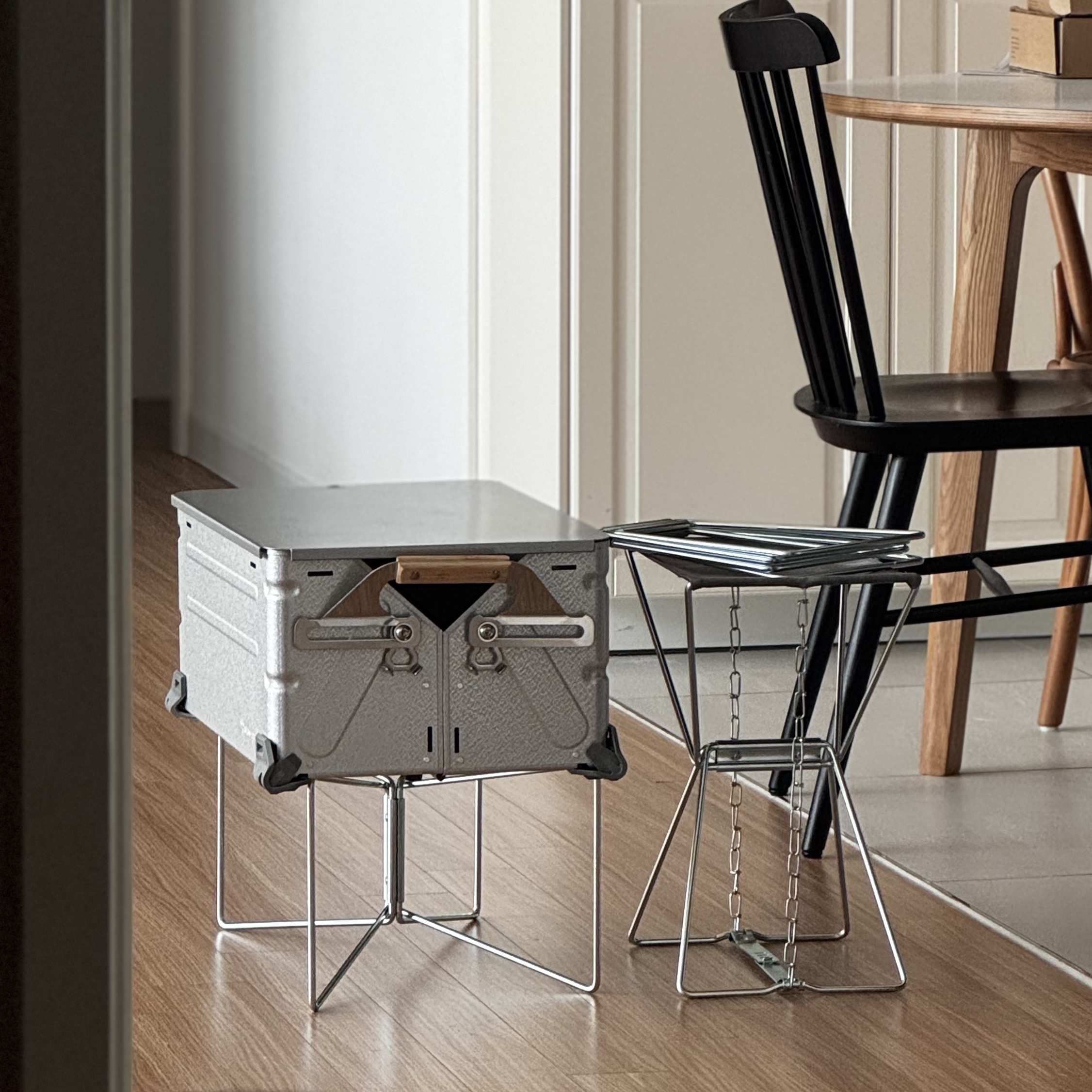 Snow Peak Stacking Shelf Container 25 착용 스타일