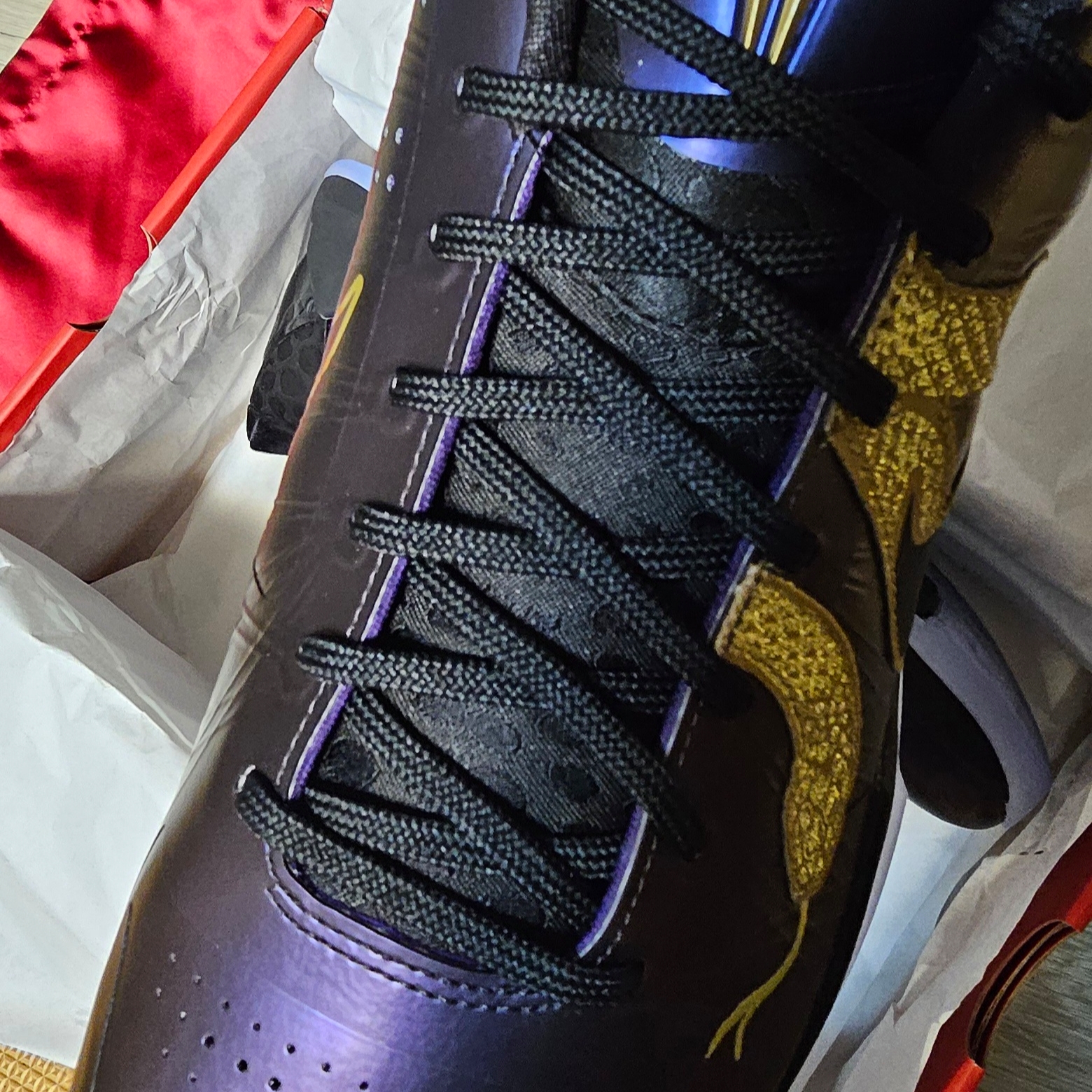 Nike Kobe 5 Protro Year of the Mamba Eggplant 착용 스타일 - 5