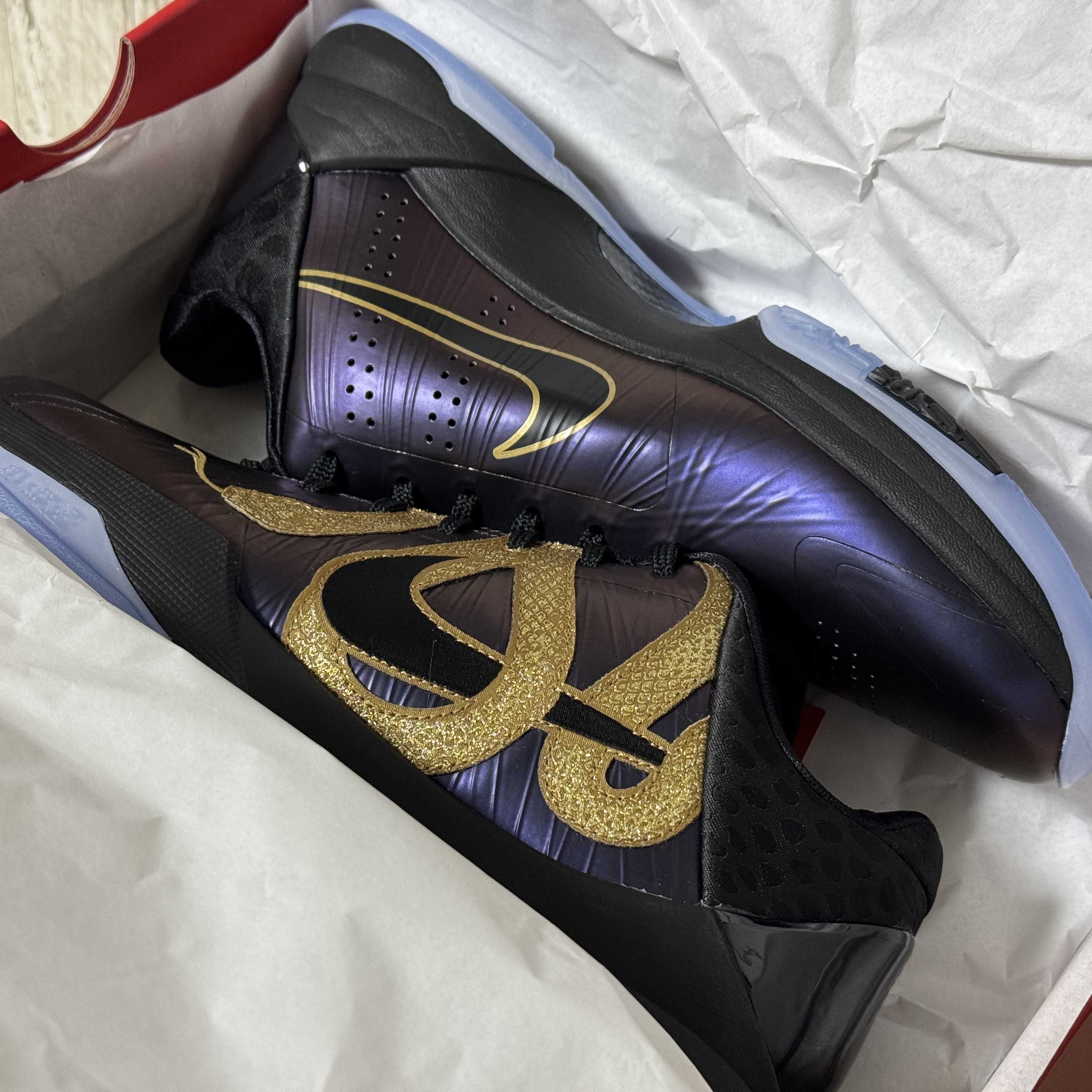Nike Kobe 5 Protro Year of the Mamba Eggplant 착용 스타일 - 6