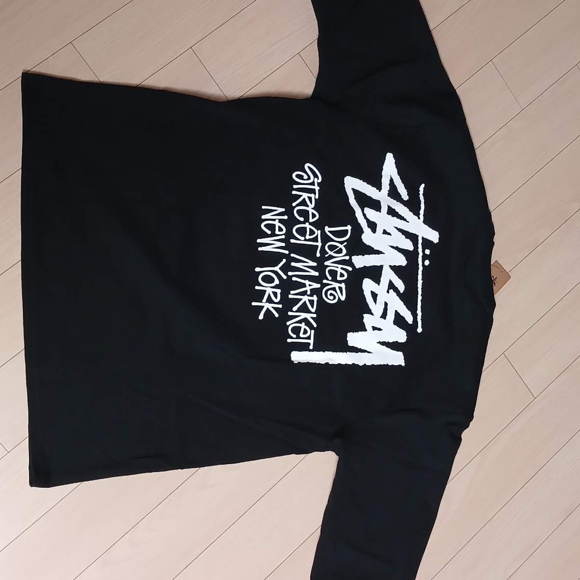 Stussy Stock DSM New York LS T-Shirt Black 착용 스타일 - 6