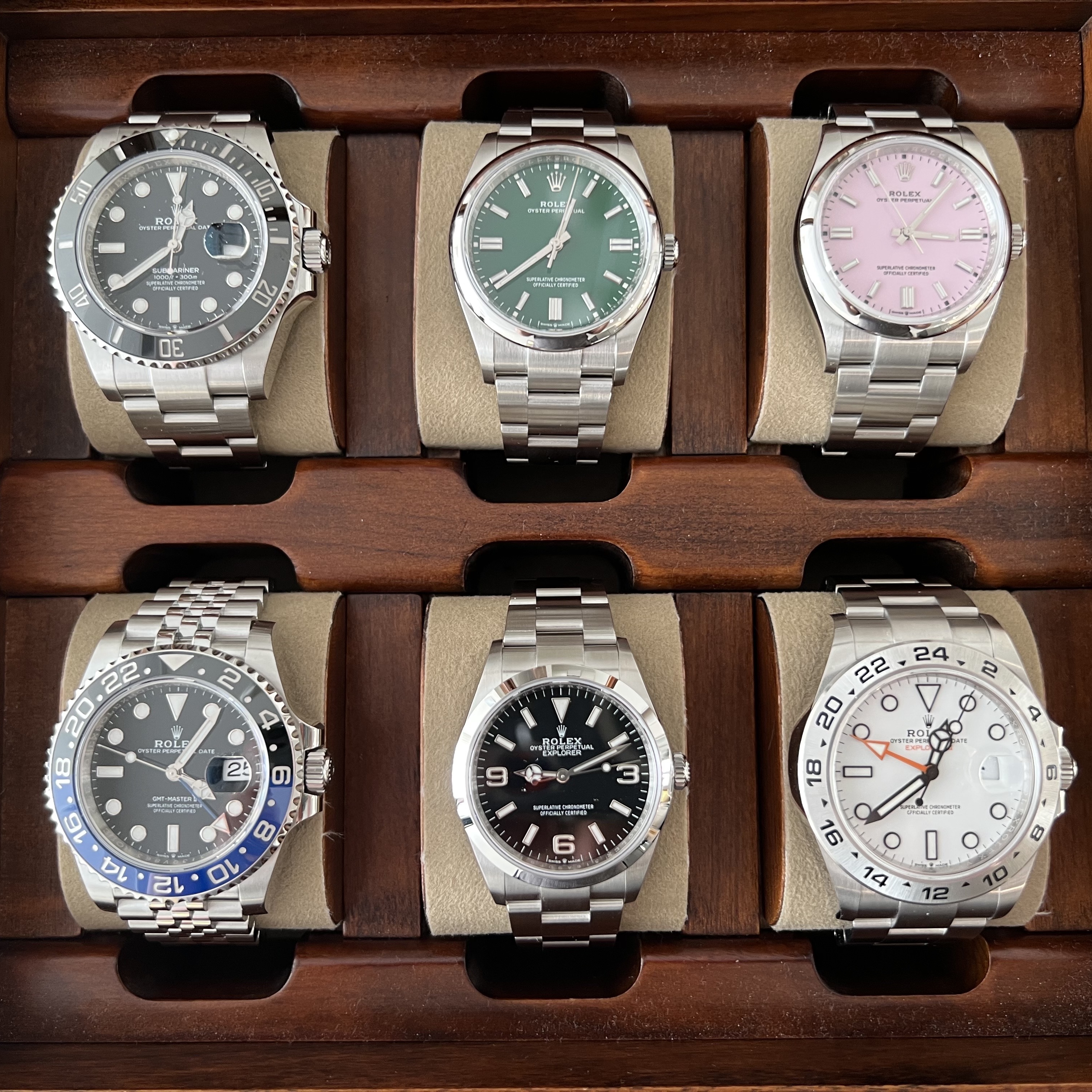 Rolex Submariner Date 41mm 126610LN Black Oyster, Rolex Explorer 36mm 124270 Black Oyster 착용 스타일