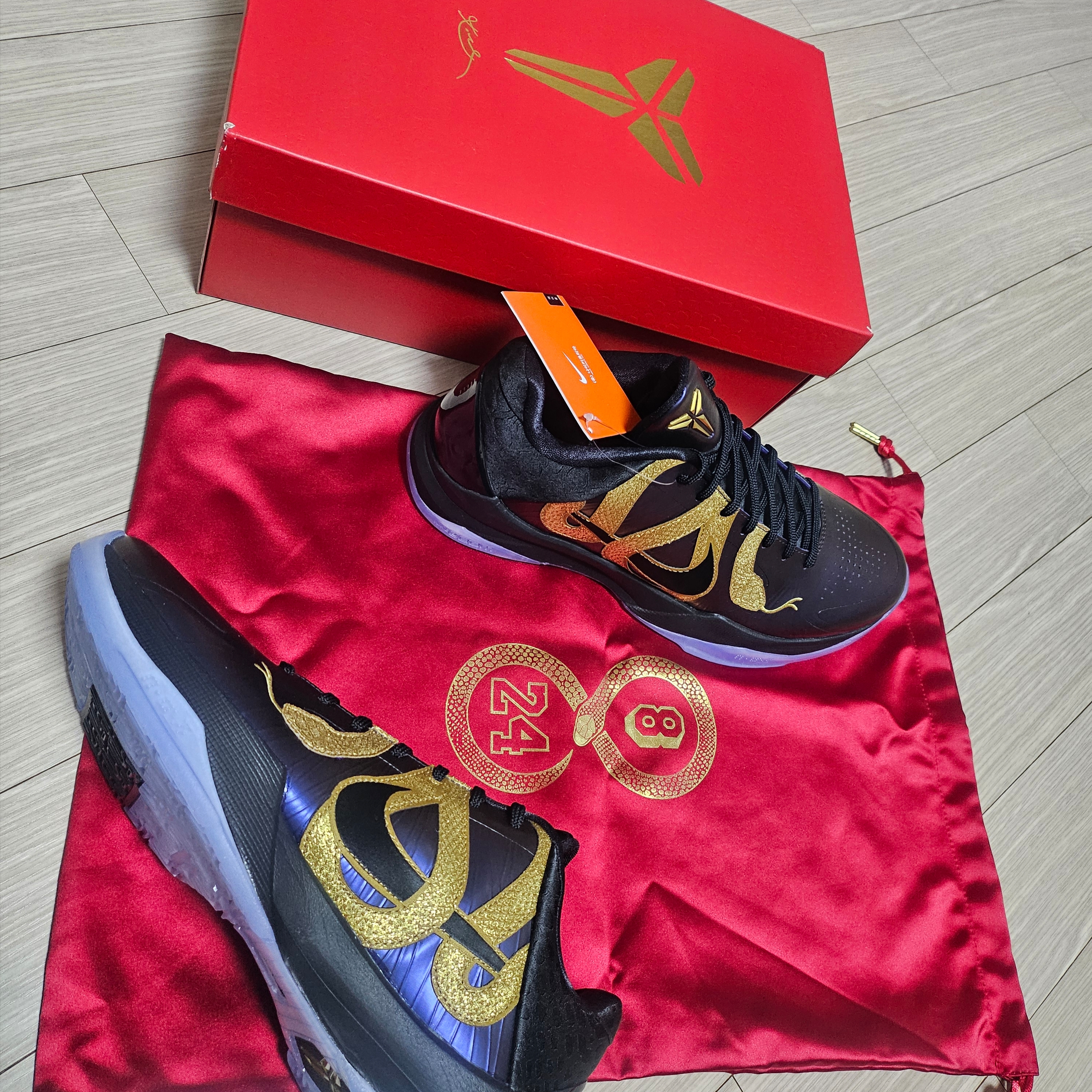 Nike Kobe 5 Protro Year of the Mamba Eggplant 착용 스타일