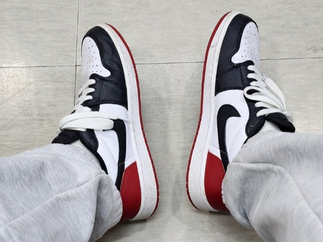 Jordan 1 Retro Low OG Black Toe 착용 스타일