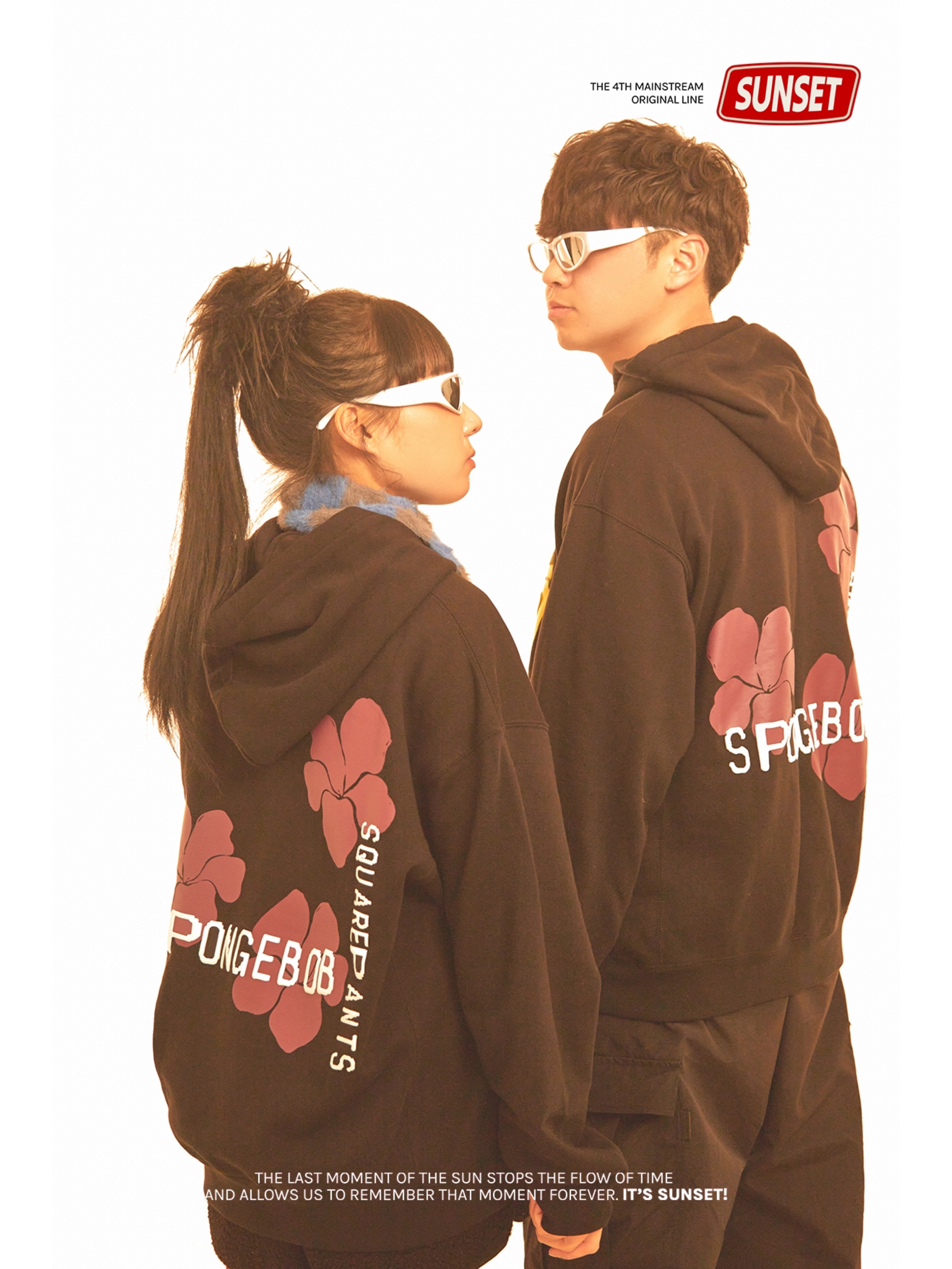 Uniqlo UT x CPFM x SpongeBob Sweat Pull Parka B Black - KR 착용 스타일 - 2