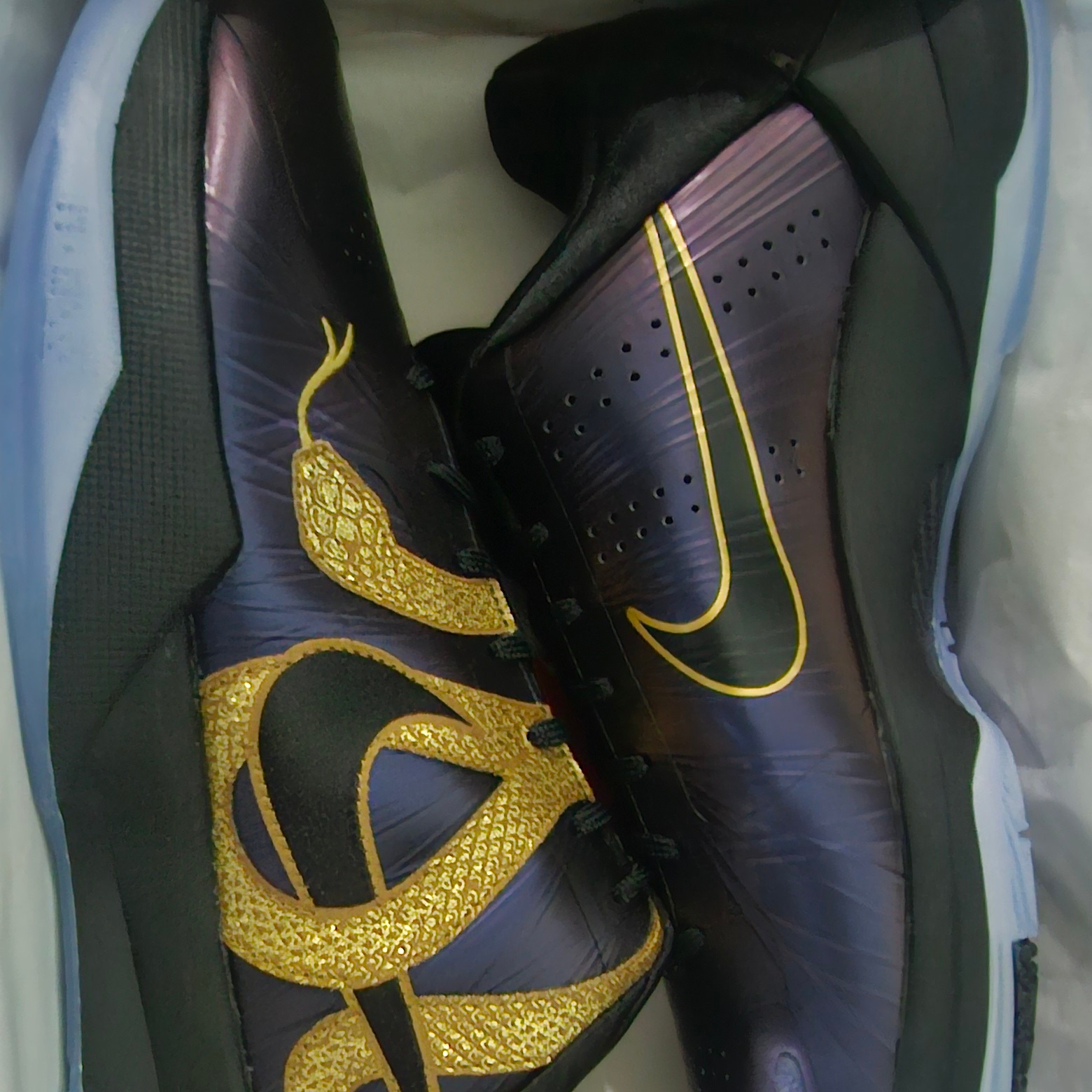 Nike Kobe 5 Protro Year of the Mamba Eggplant 착용 스타일 - 3