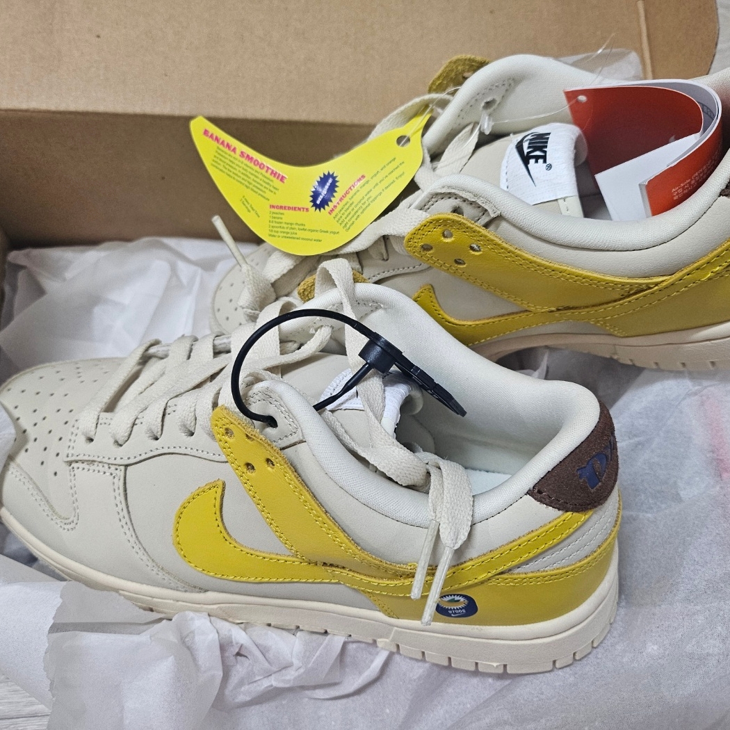 (W) Nike Dunk Low LX Banana 착용 스타일